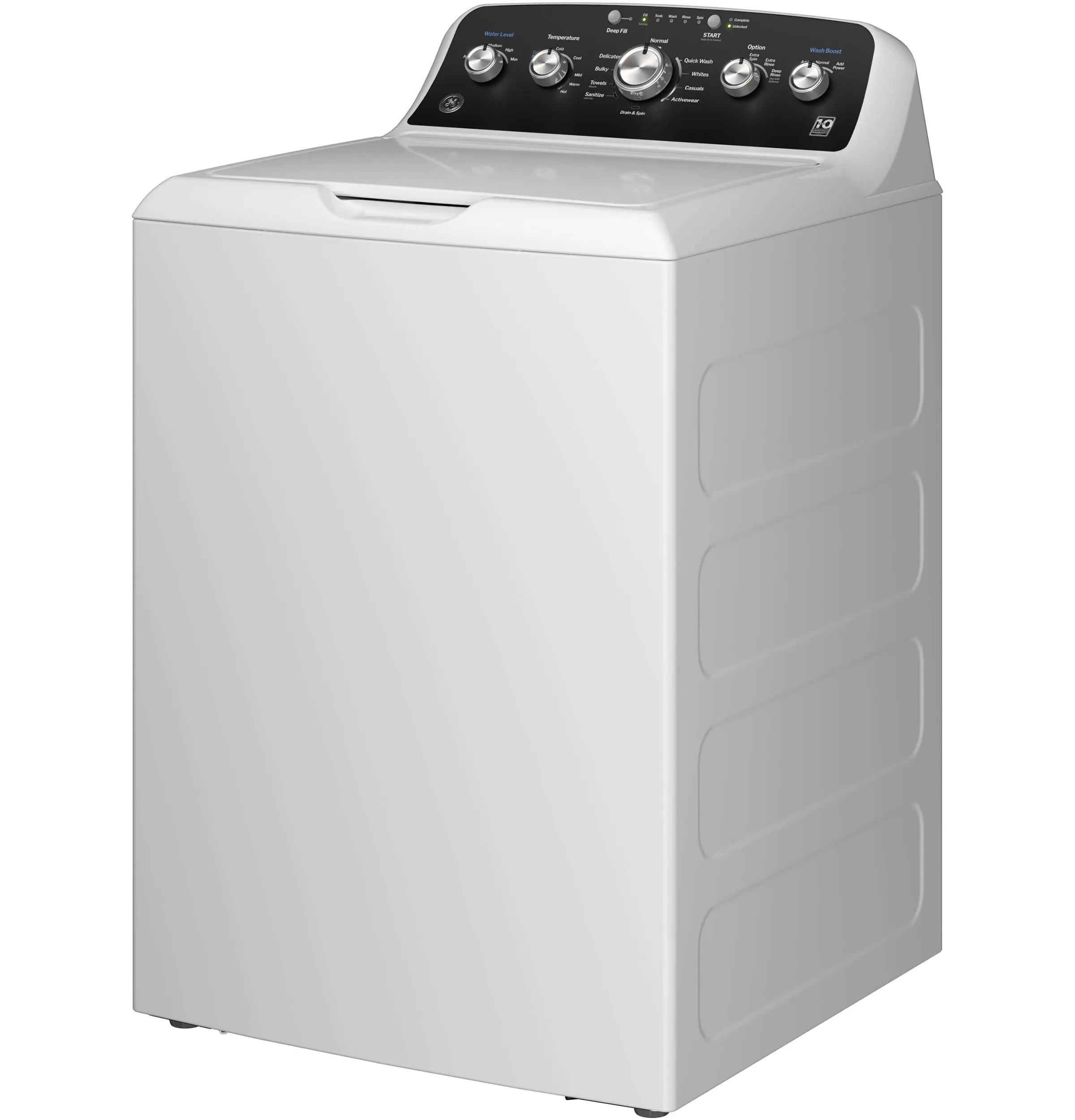 Ge Appliances GTW480ASWWB Ge 4.6 Cu. Ft. Capacity Washer With Stainless Steel&#X00A0;Basket,Cold&#X00A0;Plus And Wash Boost&#X200B;