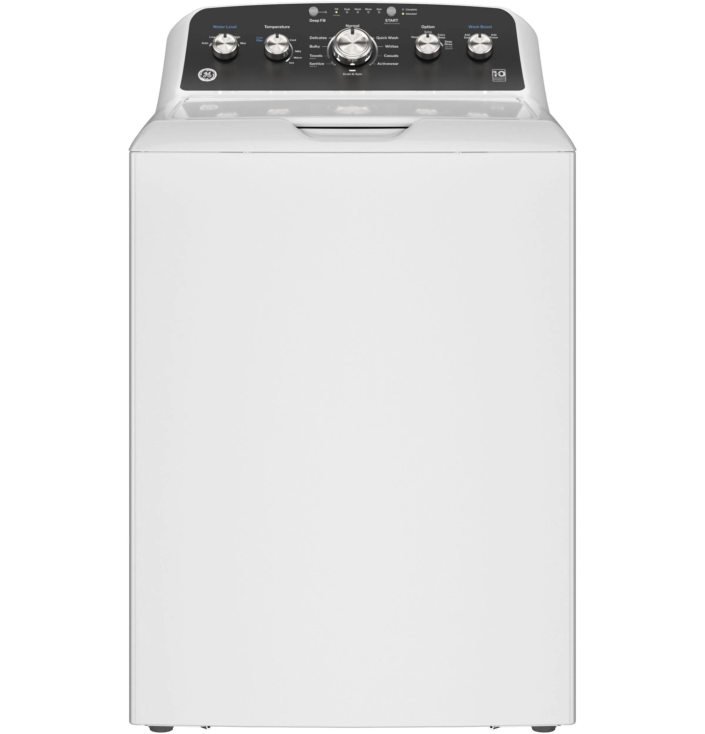 Ge Appliances GTW480ASWWB Ge 4.6 Cu. Ft. Capacity Washer With Stainless Steel&#X00A0;Basket,Cold&#X00A0;Plus And Wash Boost&#X200B;