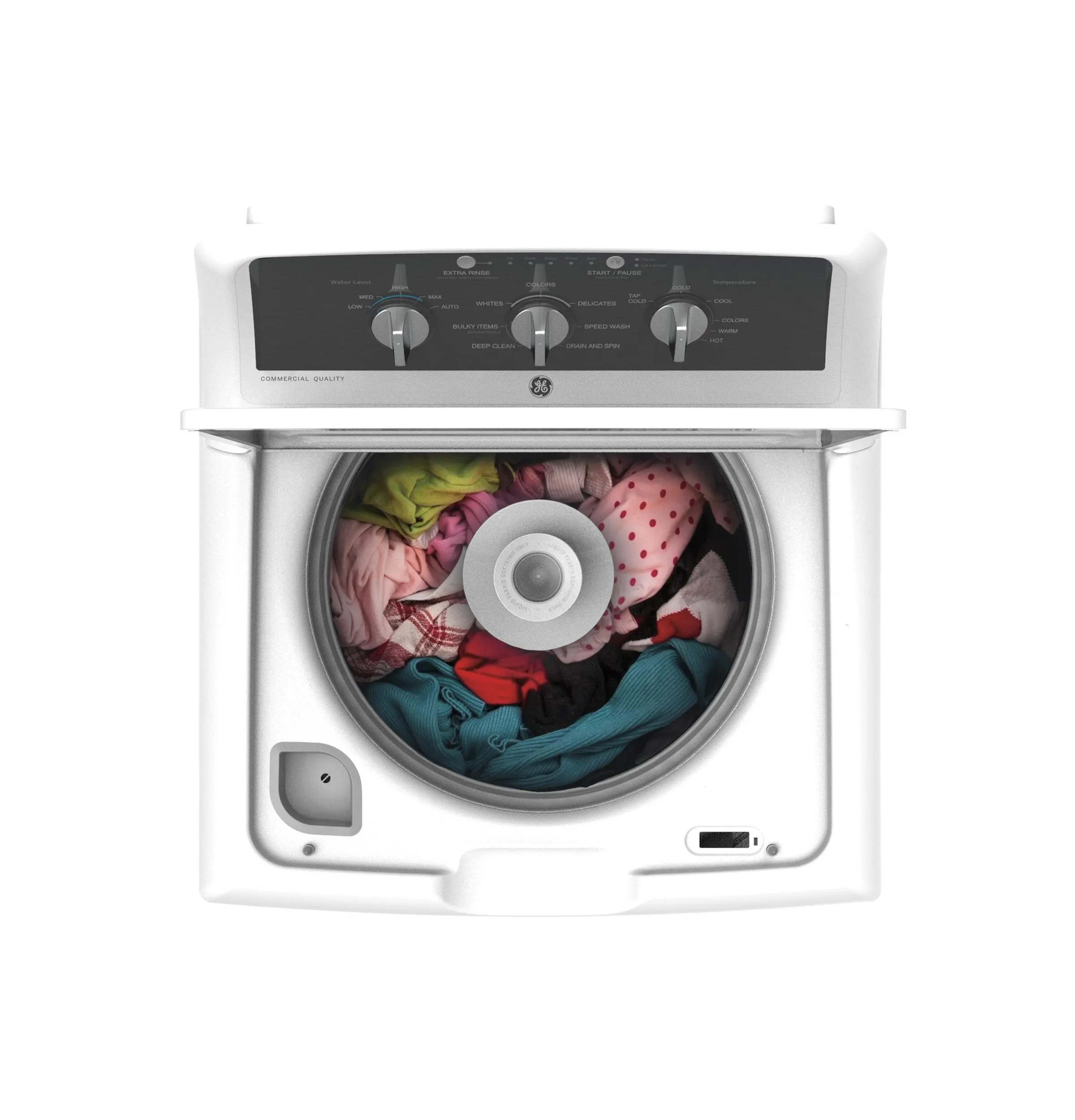 Ge Appliances GTW525ACWWB Ge 4.3 Cu. Ft. Capacity Washer With Stainless Steel Basket,5-Yr Limited Warranty&#X200B;