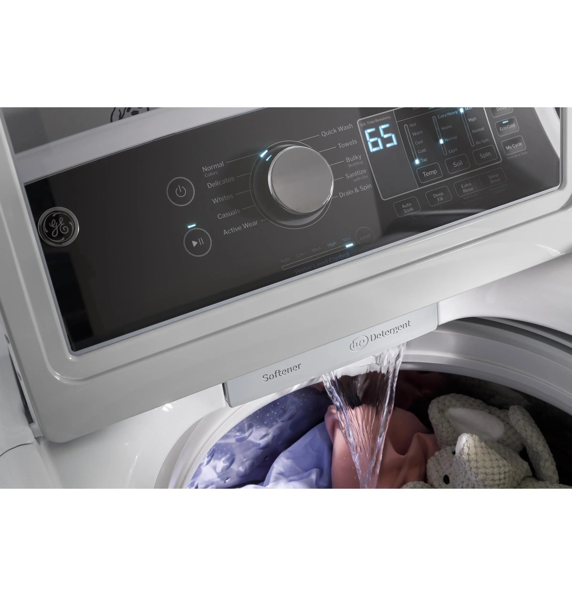 Ge Appliances GTW585BSVWS Ge 4.5 Cu. Ft. Capacity Washer With Water Level Control