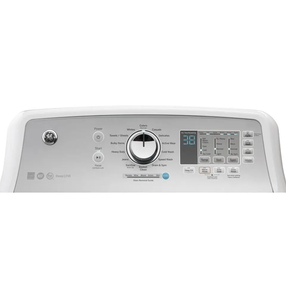 Ge Appliances GTW680BSJWS Ge 4.6 Cu. Ft. Capacity Washer With Stainless Steel Basket