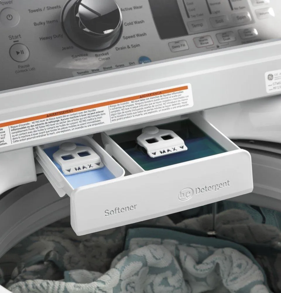 Ge Appliances GTW680BSJWS Ge 4.6 Cu. Ft. Capacity Washer With Stainless Steel Basket