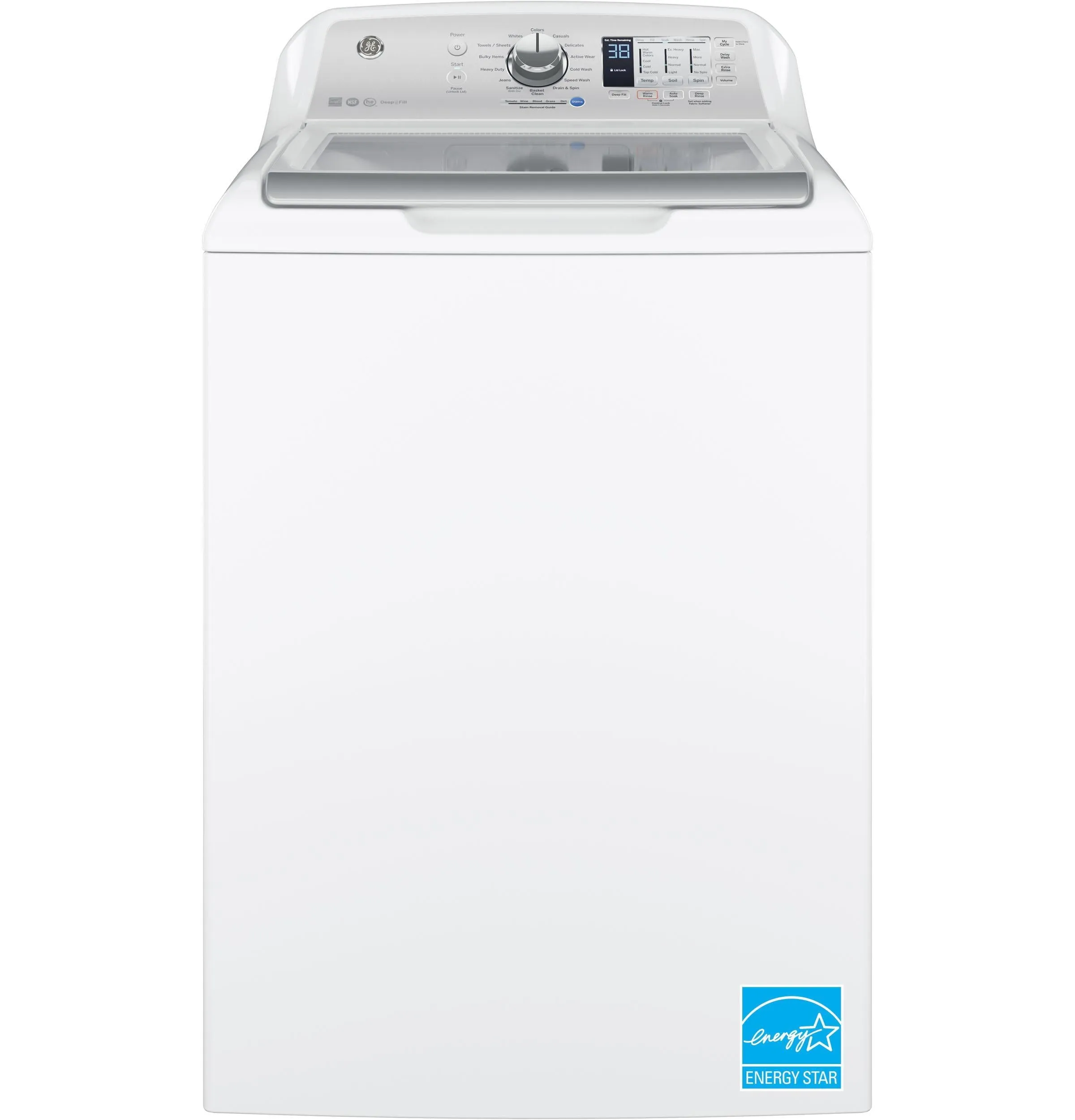 Ge Appliances GTW680BSJWS Ge 4.6 Cu. Ft. Capacity Washer With Stainless Steel Basket