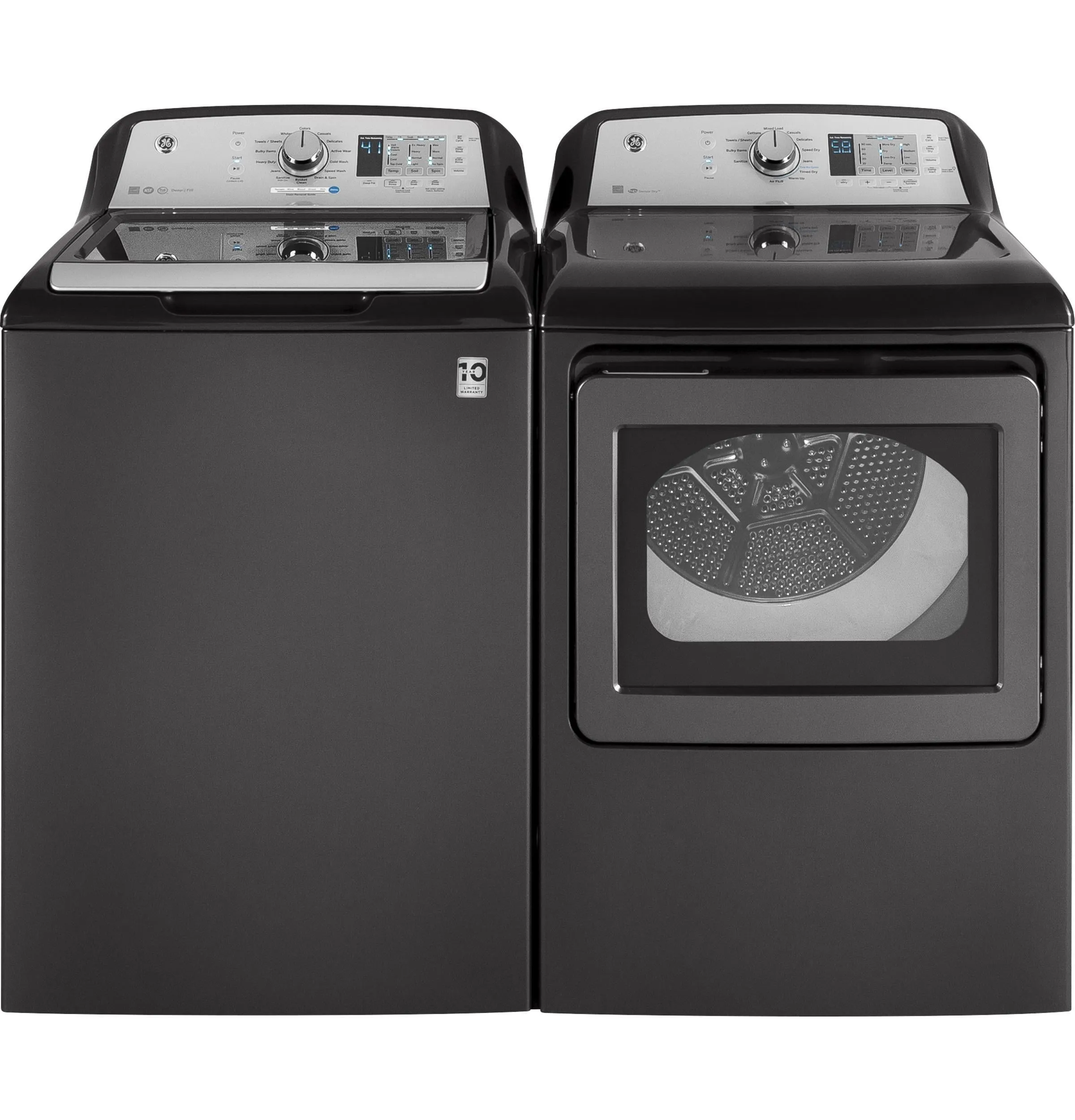 Ge Appliances GTW685BPLDG Ge 4.5 Cu. Ft. Capacity Washer With Stainless Steel Basket