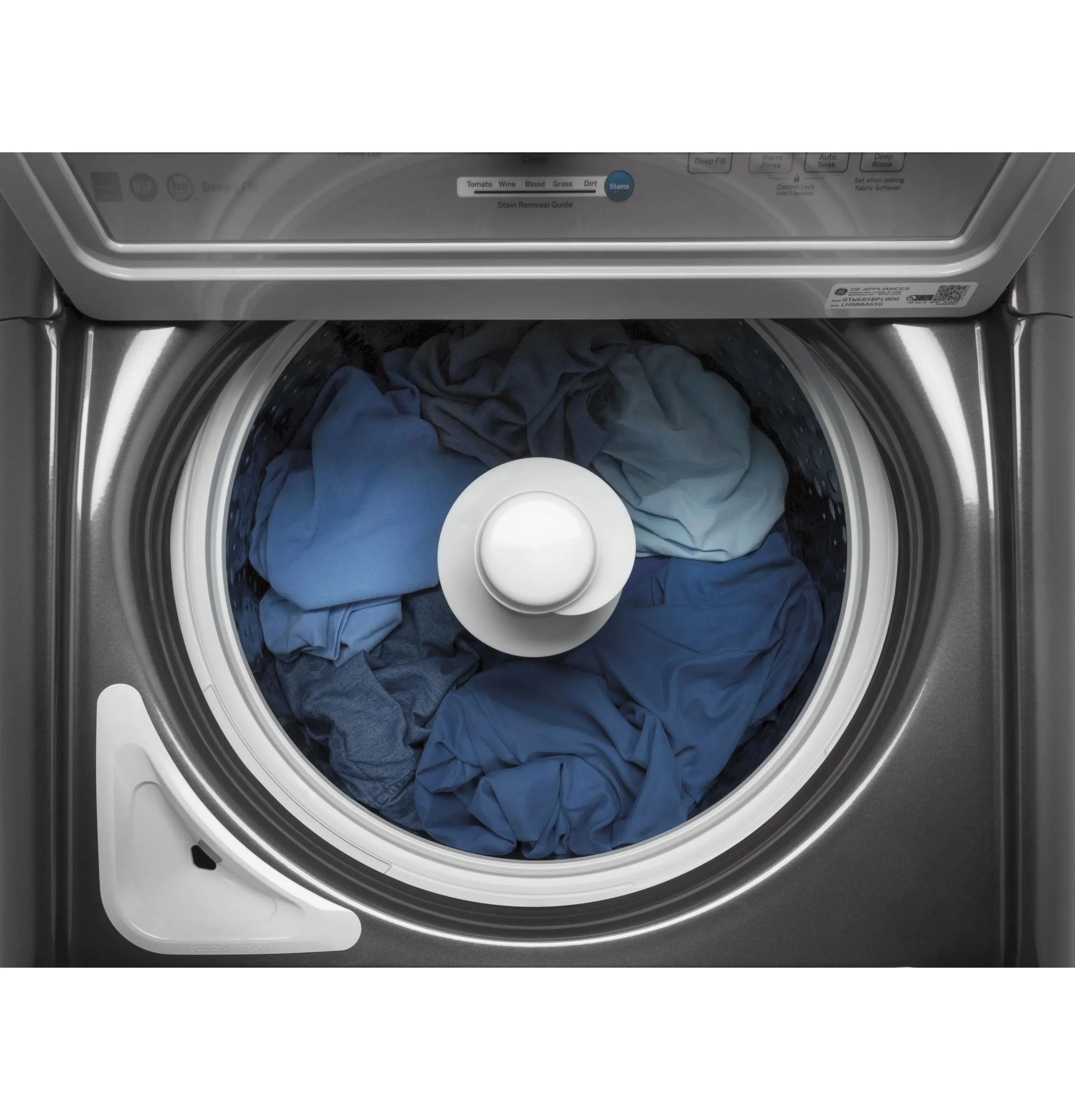 Ge Appliances GTW685BPLDG Ge 4.5 Cu. Ft. Capacity Washer With Stainless Steel Basket