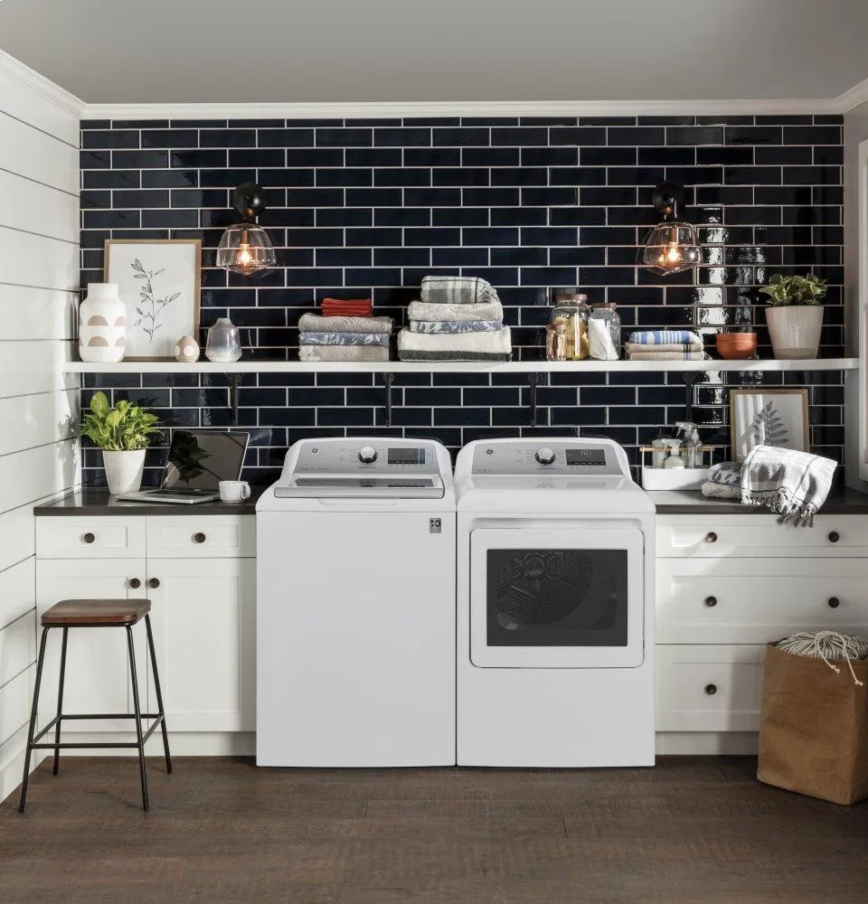 Ge Appliances GTW840CSNWS Ge? 5.2 Cu. Ft. Capacity Smart Washer With Sanitize W/Oxi And Smartdispense