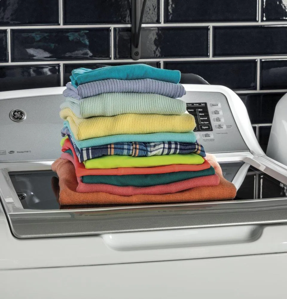 Ge Appliances GTW845CPNDG Ge 5.0 Cu. Ft. Capacity Smart Washer With Sanitize W/Oxi And Smartdispense