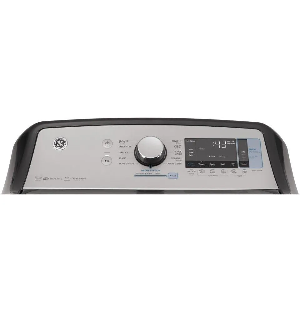 Ge Appliances GTW845CPNDG Ge 5.0 Cu. Ft. Capacity Smart Washer With Sanitize W/Oxi And Smartdispense