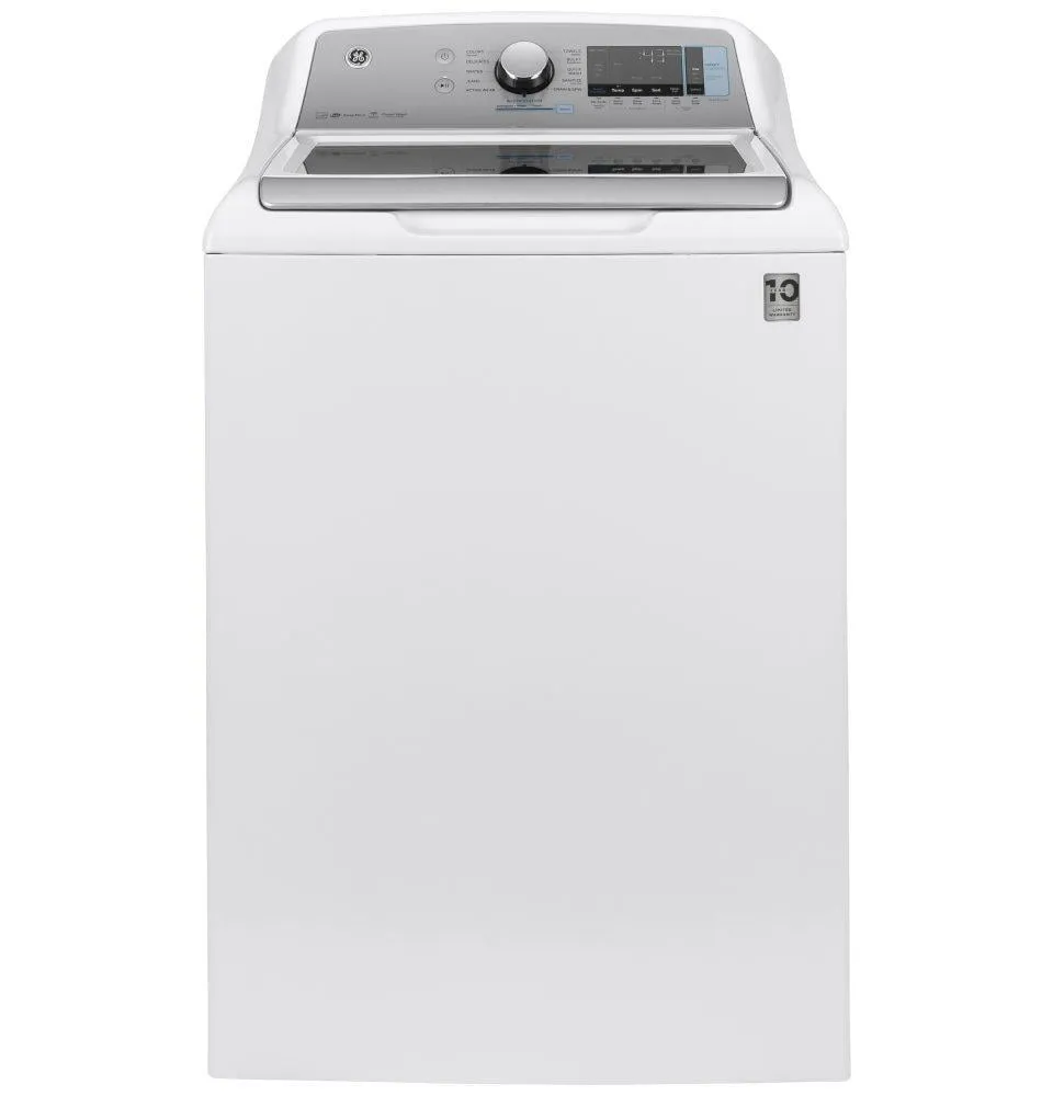Ge Appliances GTW845CSNWS Ge 5.0 Cu. Ft. Capacity Smart Washer With Sanitize W/Oxi And Smartdispense