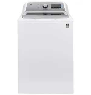 Ge Appliances GTW845CSNWS Ge 5.0 Cu. Ft. Capacity Smart Washer With Sanitize W/Oxi And Smartdispense