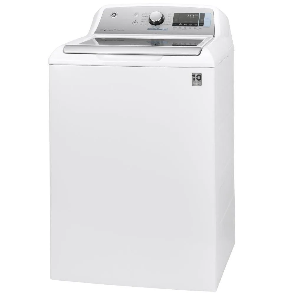 Ge Appliances GTW845CSNWS Ge 5.0 Cu. Ft. Capacity Smart Washer With Sanitize W/Oxi And Smartdispense