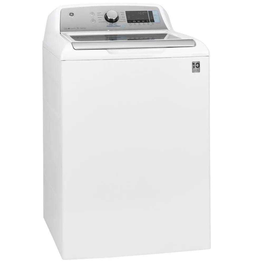 Ge Appliances GTW845CSNWS Ge 5.0 Cu. Ft. Capacity Smart Washer With Sanitize W/Oxi And Smartdispense
