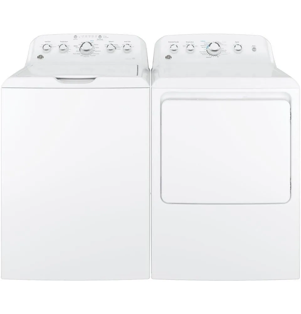 Ge Appliances GTX42GASJWW Ge 6.2 Cu. Ft. Capacity Aluminized Alloy Drum Gas Dryer