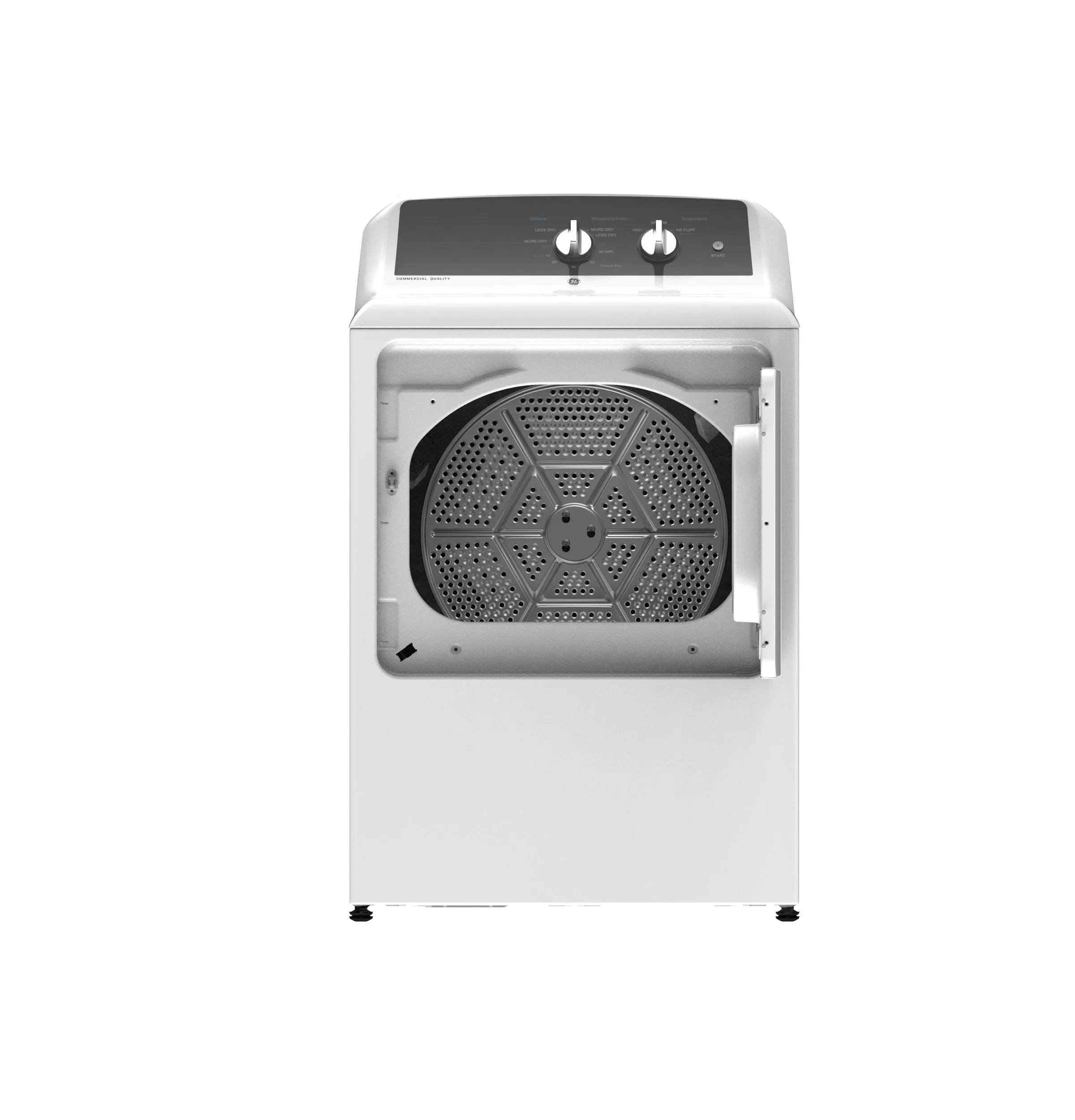 Ge Appliances GTX52GASPWB Ge 6.2 Cu. Ft. Capacity Aluminized Alloy Drum Gas Dryer