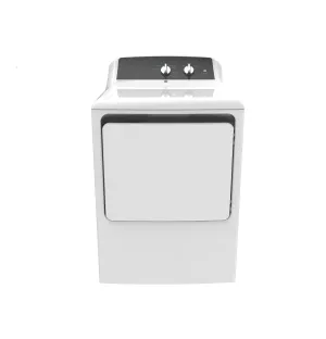 Ge Appliances GTX52GASPWB Ge 6.2 Cu. Ft. Capacity Aluminized Alloy Drum Gas Dryer