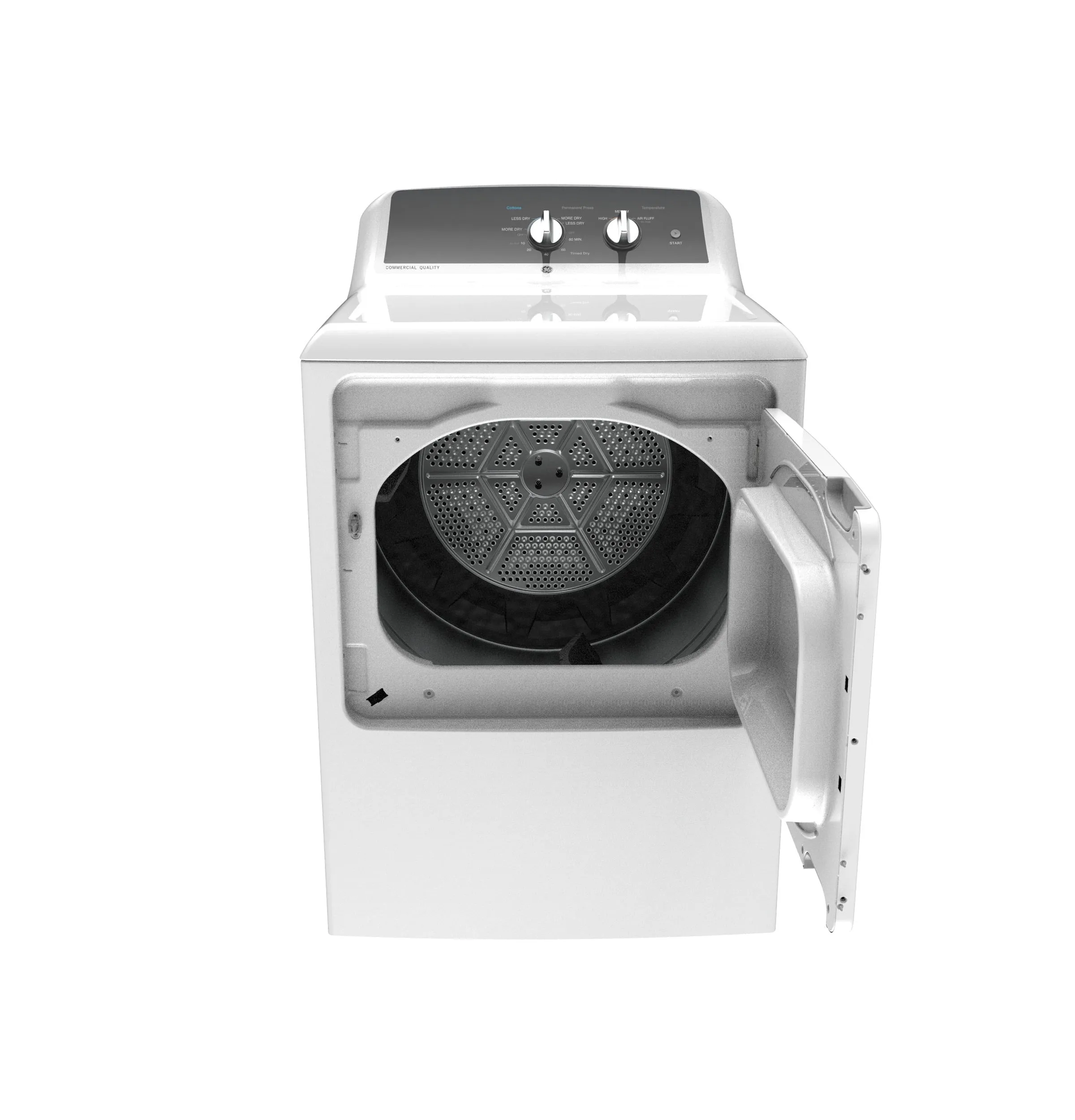 Ge Appliances GTX52GASPWB Ge 6.2 Cu. Ft. Capacity Aluminized Alloy Drum Gas Dryer
