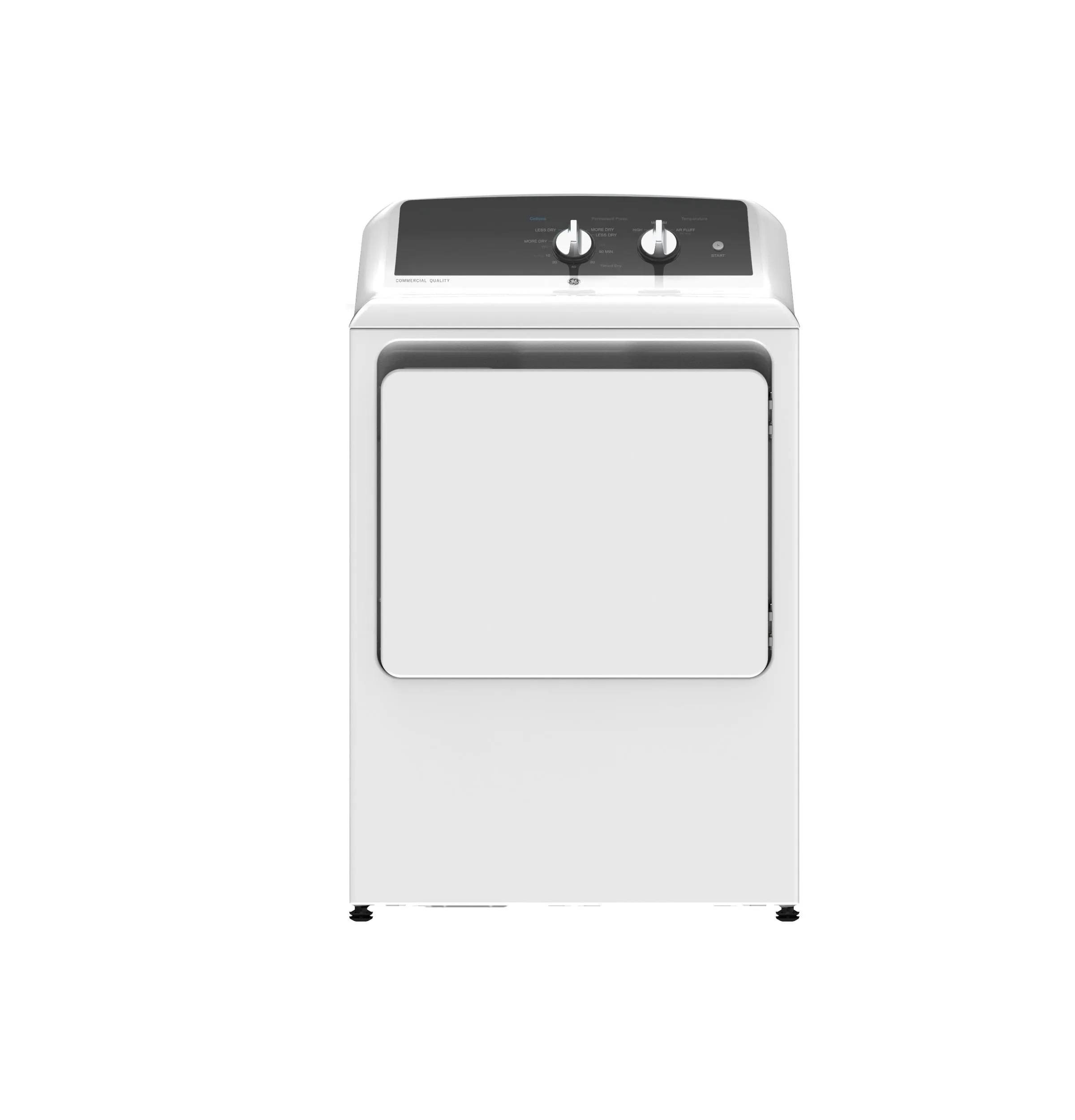 Ge Appliances GTX52GASPWB Ge 6.2 Cu. Ft. Capacity Aluminized Alloy Drum Gas Dryer