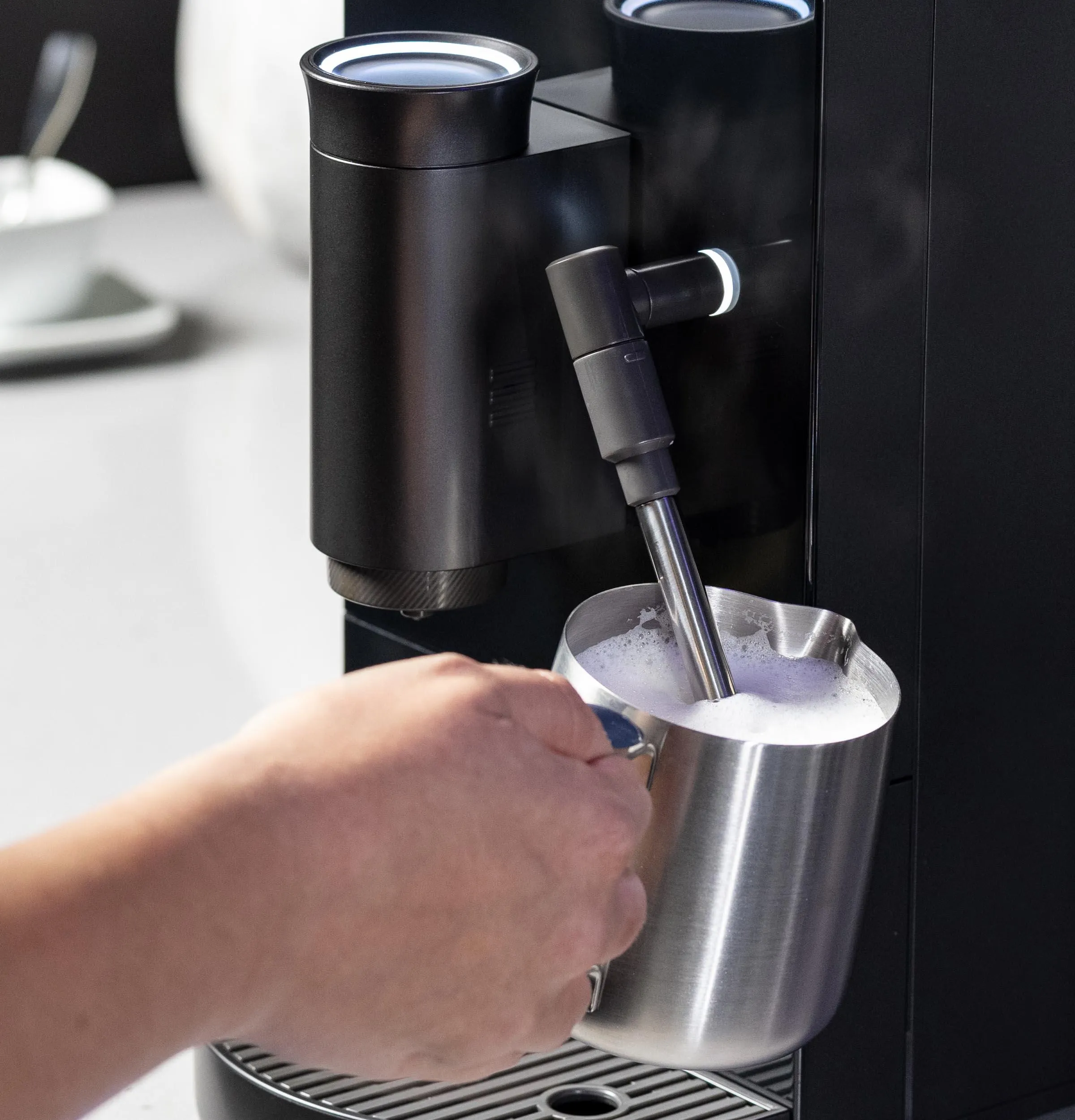 Ge Appliances P7CEBBS6RBB Ge Profile&#8482; Automatic Espresso Machine   Frother