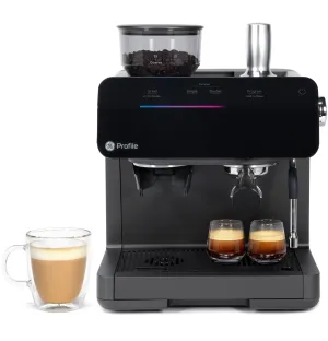 Ge Appliances P7CESAS6RBB Ge Profile&#8482; Semi Automatic Espresso Machine   Frother