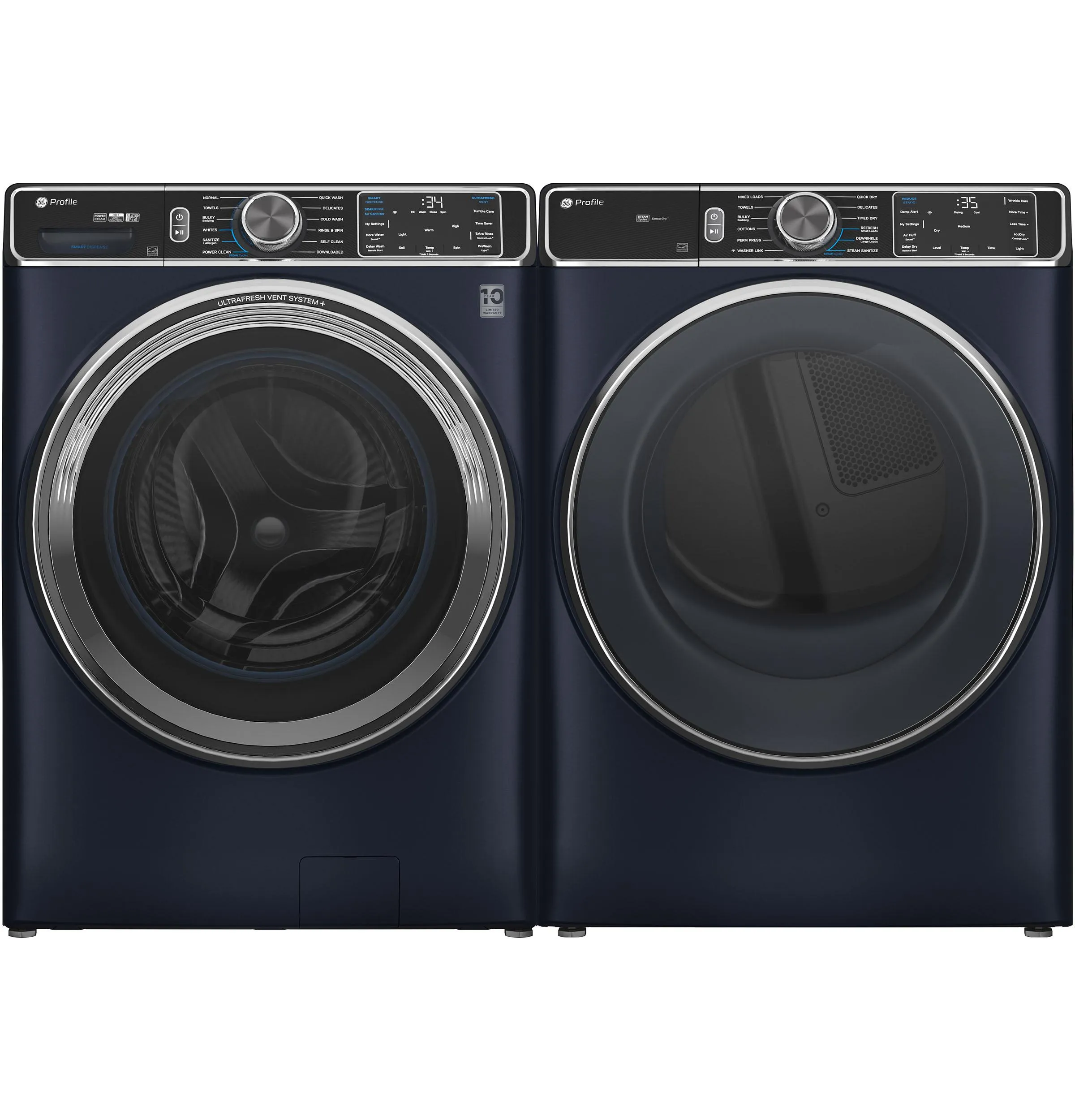 Ge Appliances PFD87GSPVRS Ge Profile&#8482; 7.8 Cu. Ft. Capacity Smart Front Load Gas Dryer With Steam And Sanitize Cycle