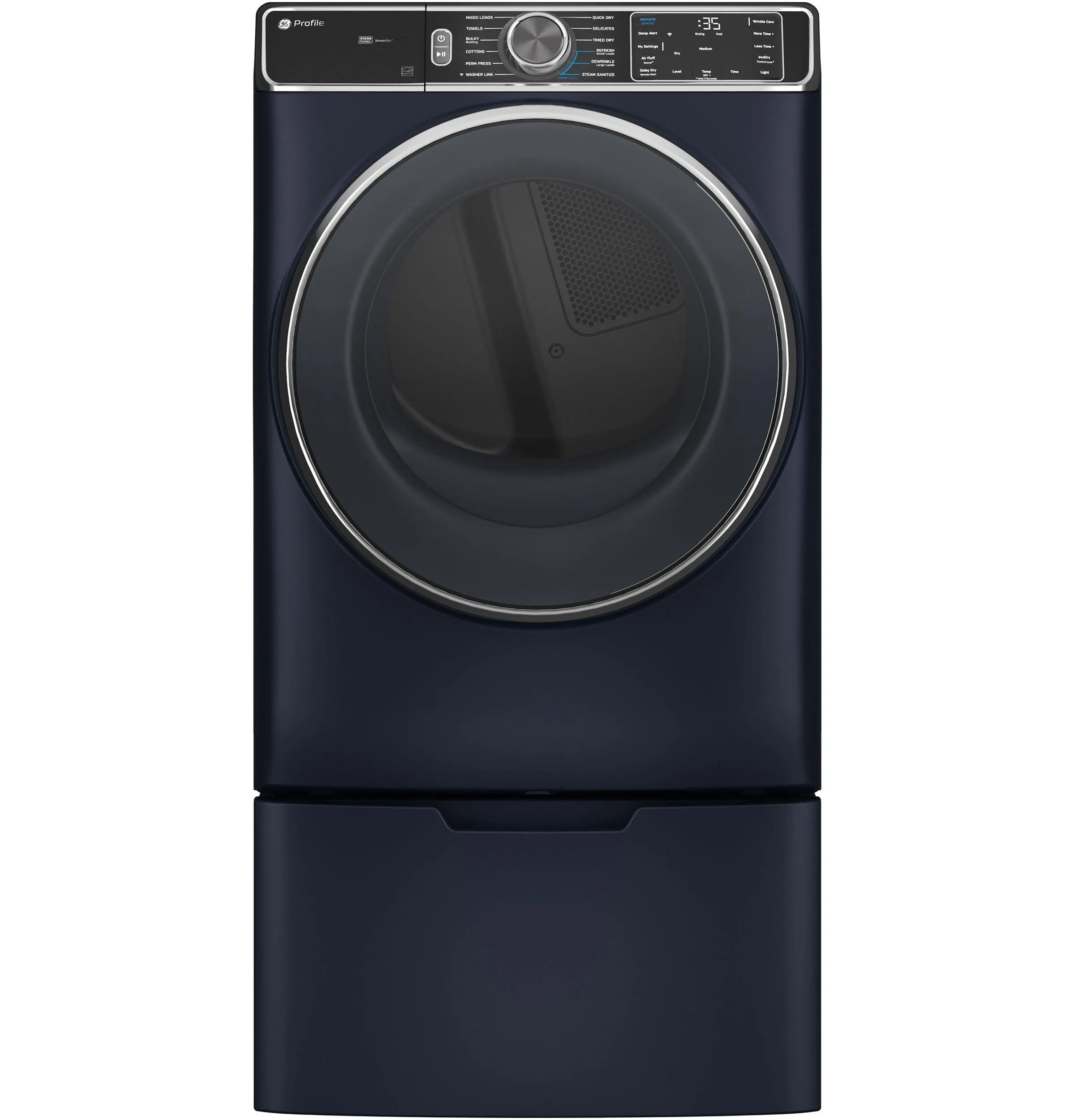 Ge Appliances PFD87GSPVRS Ge Profile&#8482; 7.8 Cu. Ft. Capacity Smart Front Load Gas Dryer With Steam And Sanitize Cycle