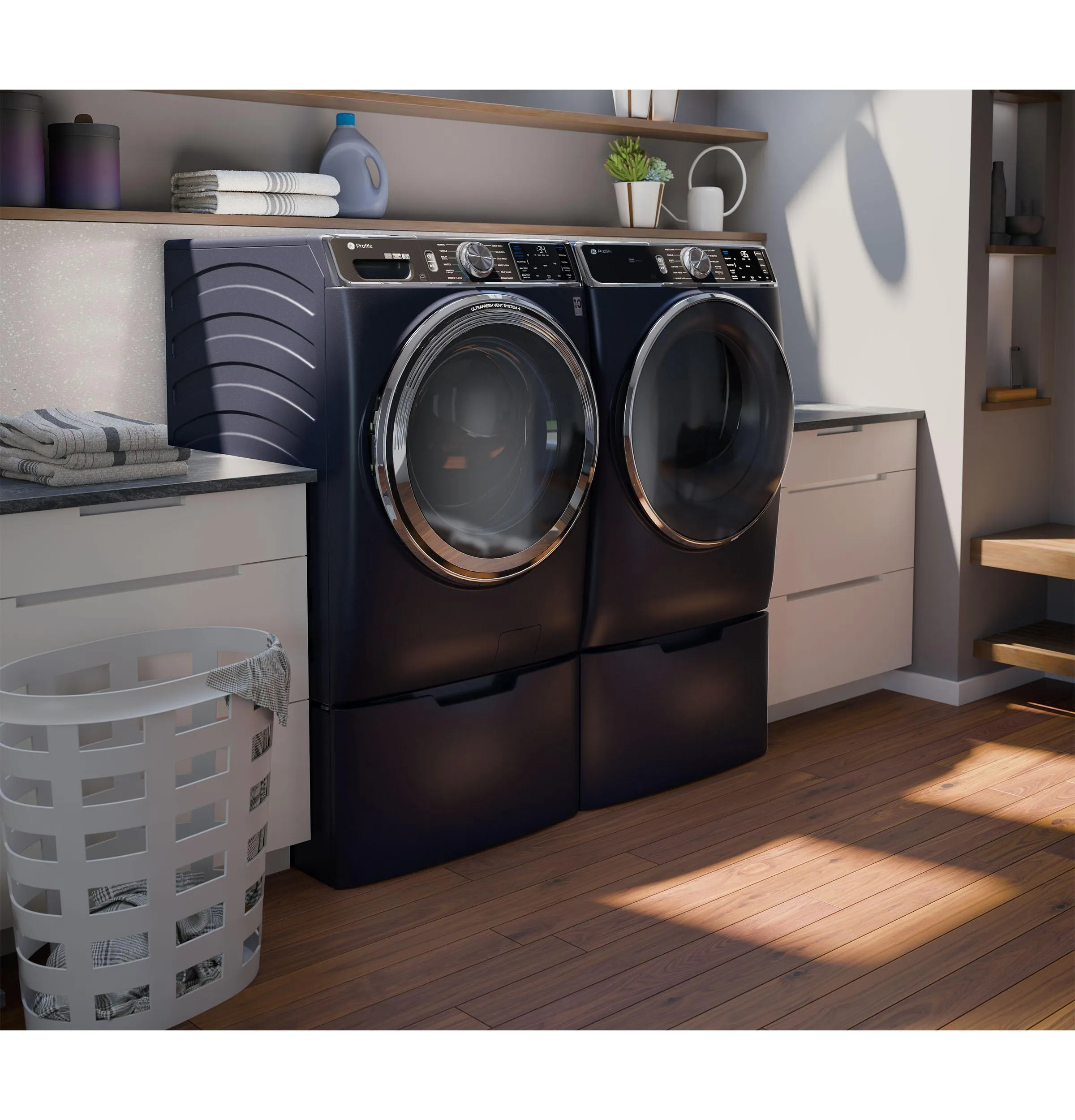 Ge Appliances PFD87GSPVRS Ge Profile&#8482; 7.8 Cu. Ft. Capacity Smart Front Load Gas Dryer With Steam And Sanitize Cycle