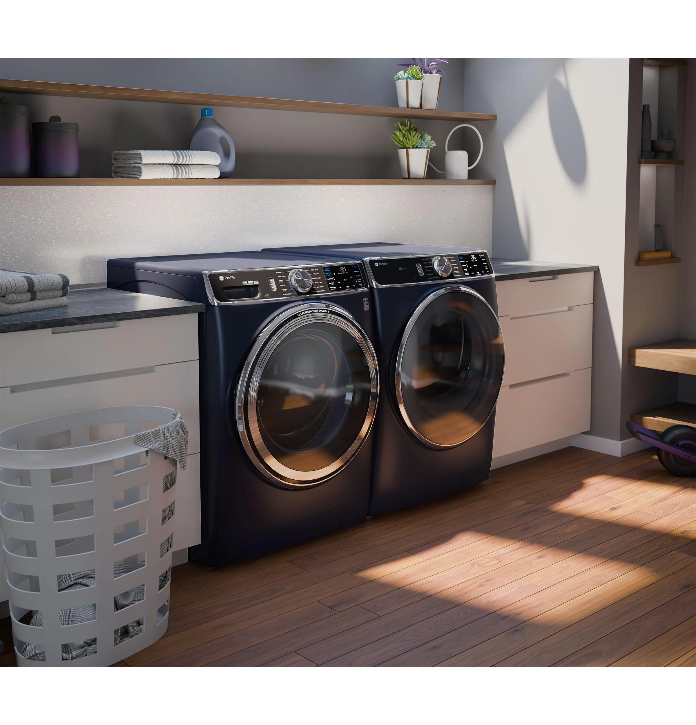 Ge Appliances PFD87GSPVRS Ge Profile&#8482; 7.8 Cu. Ft. Capacity Smart Front Load Gas Dryer With Steam And Sanitize Cycle