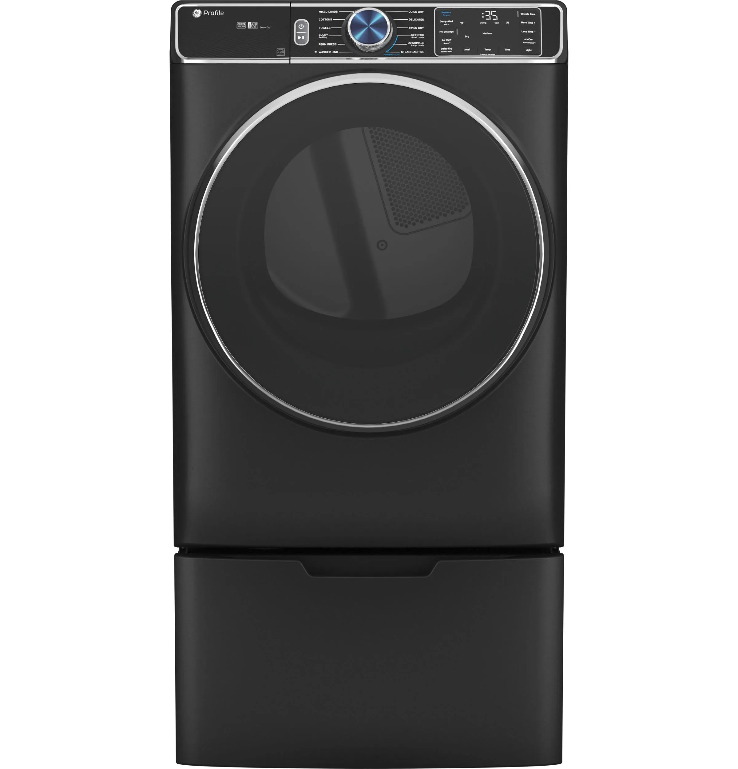 Ge Appliances PFD95GSPTDS Ge Profile&#8482; 7.8 Cu. Ft. Capacity Smart Front Load Gas Dryer With Steam And Sanitize Cycle