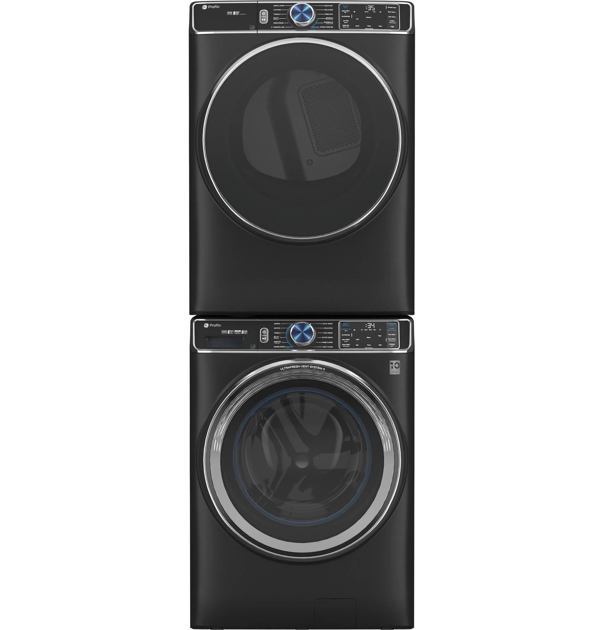 Ge Appliances PFD95GSPTDS Ge Profile&#8482; 7.8 Cu. Ft. Capacity Smart Front Load Gas Dryer With Steam And Sanitize Cycle