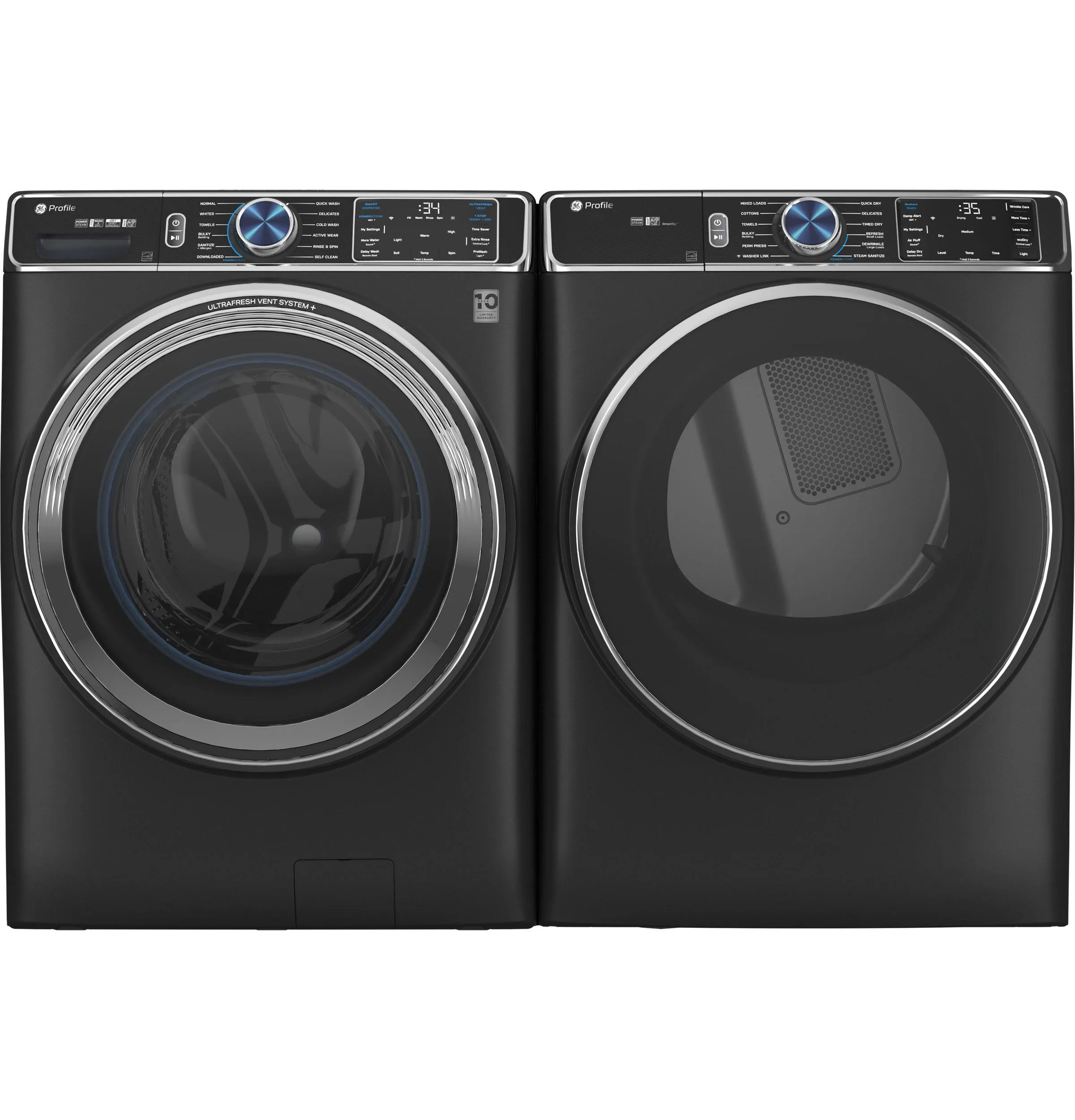 Ge Appliances PFD95GSPTDS Ge Profile&#8482; 7.8 Cu. Ft. Capacity Smart Front Load Gas Dryer With Steam And Sanitize Cycle