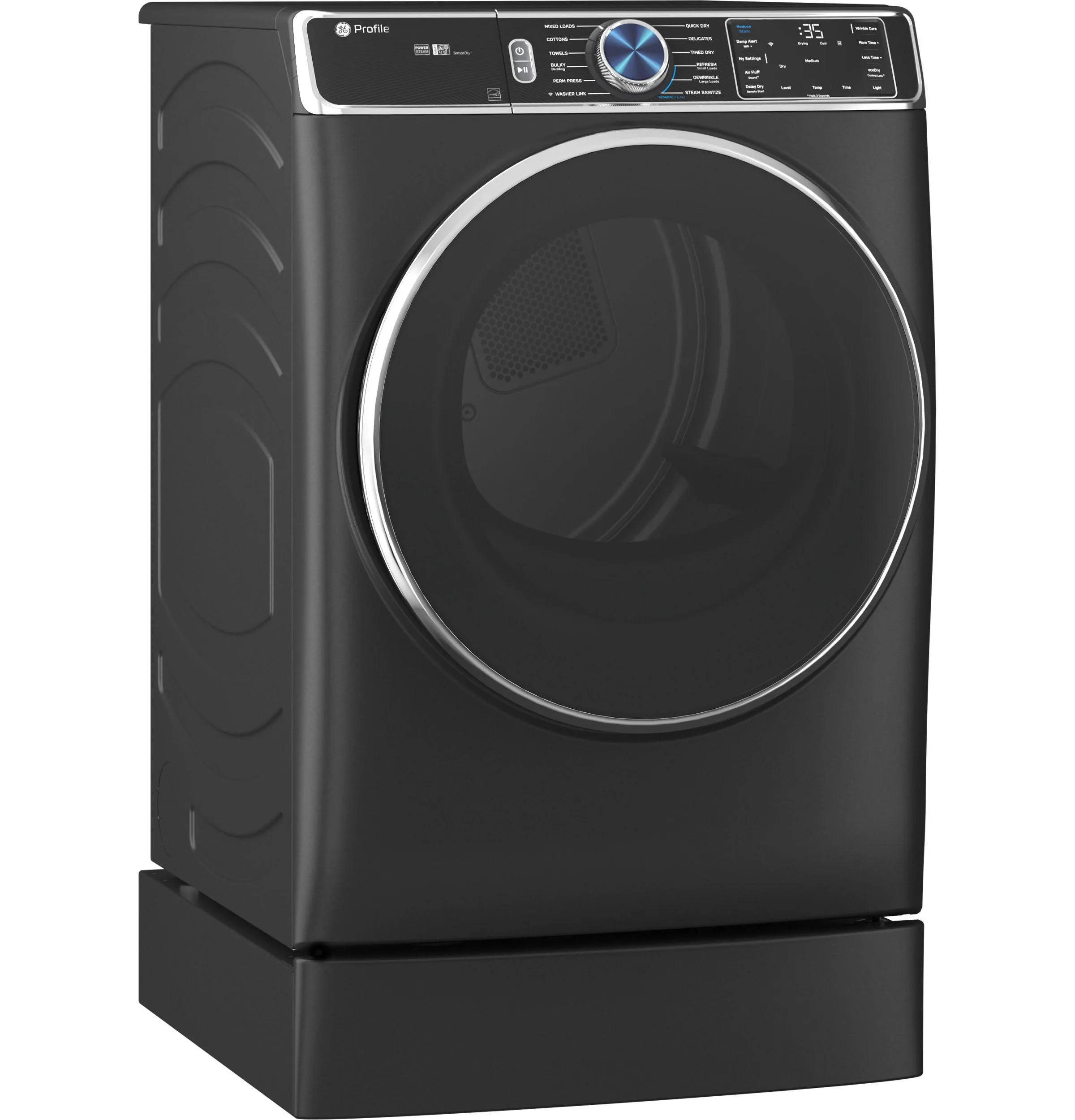 Ge Appliances PFD95GSPTDS Ge Profile&#8482; 7.8 Cu. Ft. Capacity Smart Front Load Gas Dryer With Steam And Sanitize Cycle