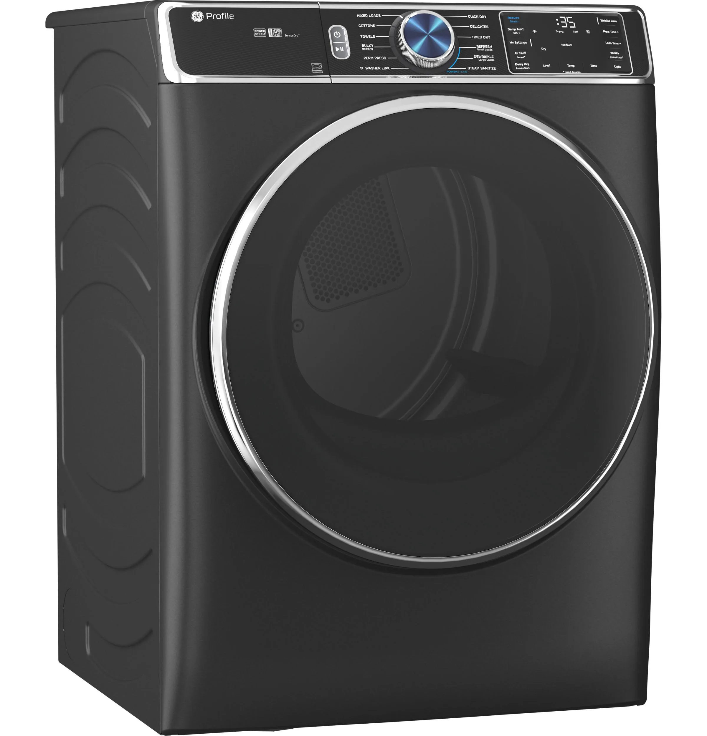 Ge Appliances PFD95GSPTDS Ge Profile&#8482; 7.8 Cu. Ft. Capacity Smart Front Load Gas Dryer With Steam And Sanitize Cycle