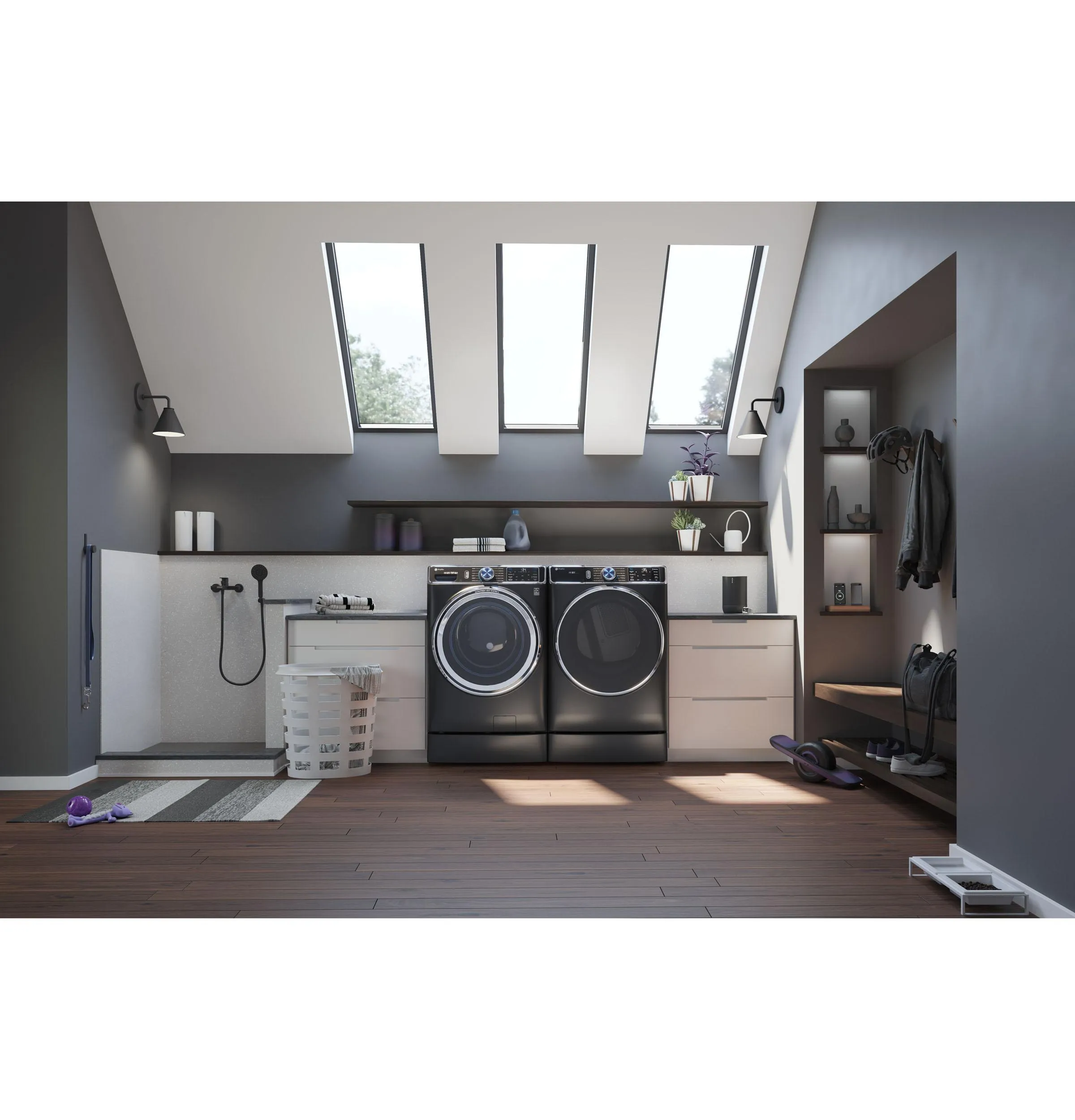 Ge Appliances PFD95GSPTDS Ge Profile&#8482; 7.8 Cu. Ft. Capacity Smart Front Load Gas Dryer With Steam And Sanitize Cycle