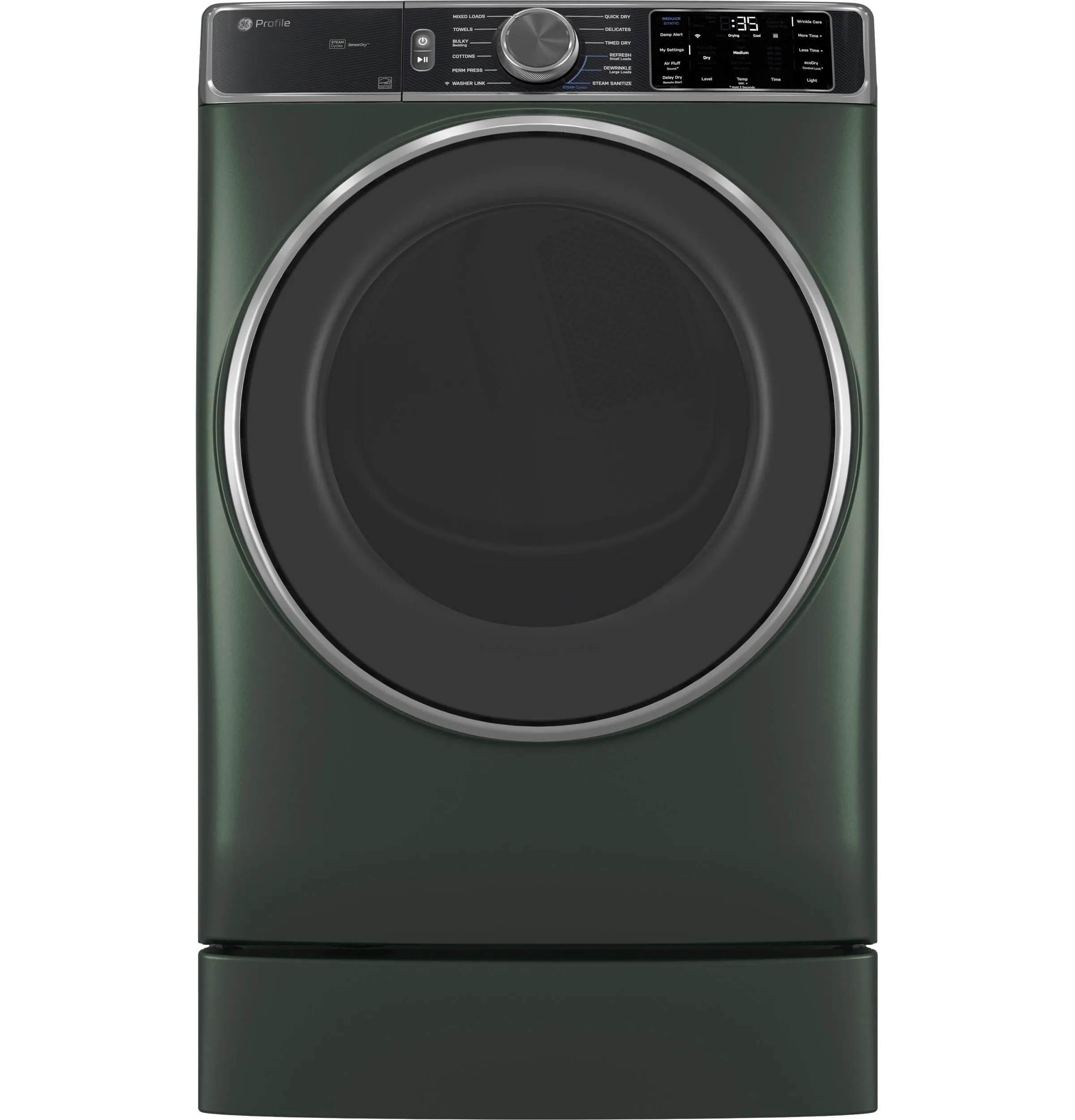 Ge Appliances PFD95GSPWGN Ge Profile&#8482; Energy Star 7.8 Cu. Ft. Capacity Smart Front Load Gas Dryer With Steam And Sanitize Cycle