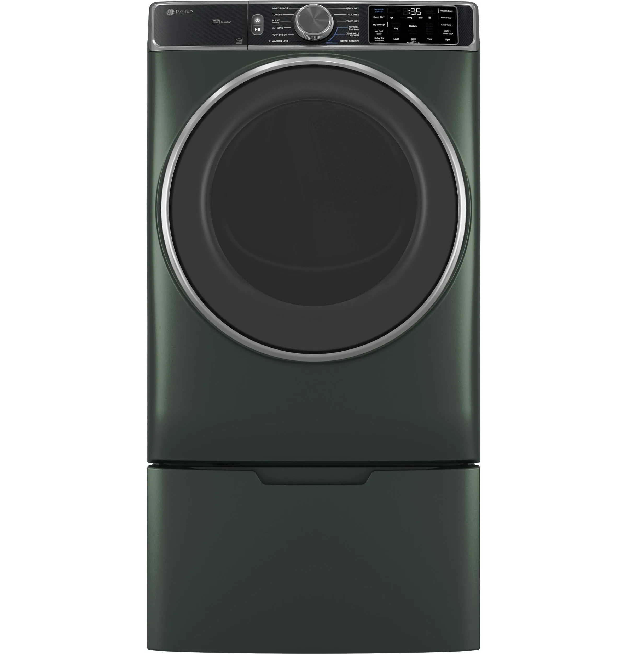 Ge Appliances PFD95GSPWGN Ge Profile&#8482; Energy Star 7.8 Cu. Ft. Capacity Smart Front Load Gas Dryer With Steam And Sanitize Cycle