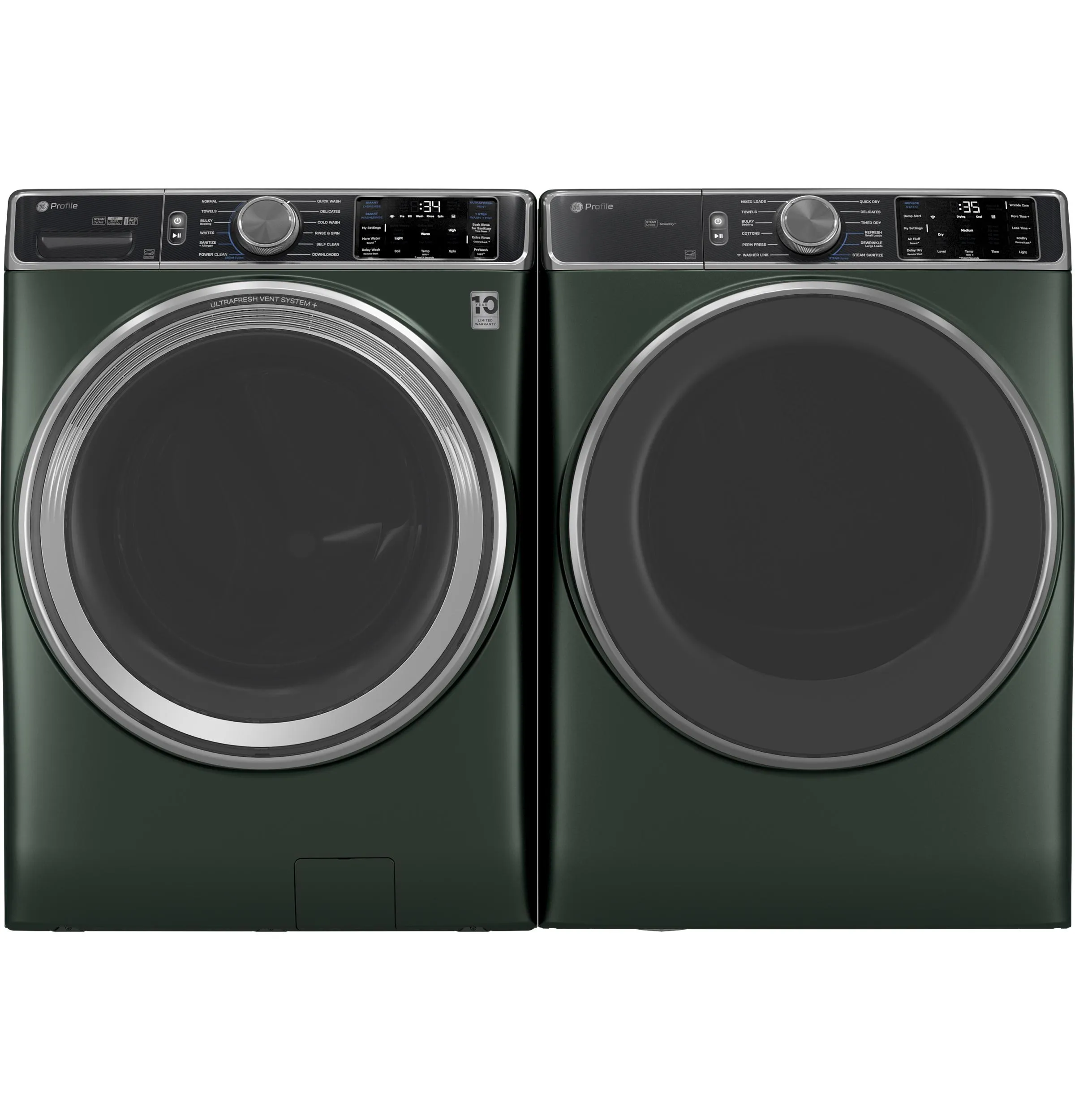 Ge Appliances PFD95GSPWGN Ge Profile&#8482; Energy Star 7.8 Cu. Ft. Capacity Smart Front Load Gas Dryer With Steam And Sanitize Cycle