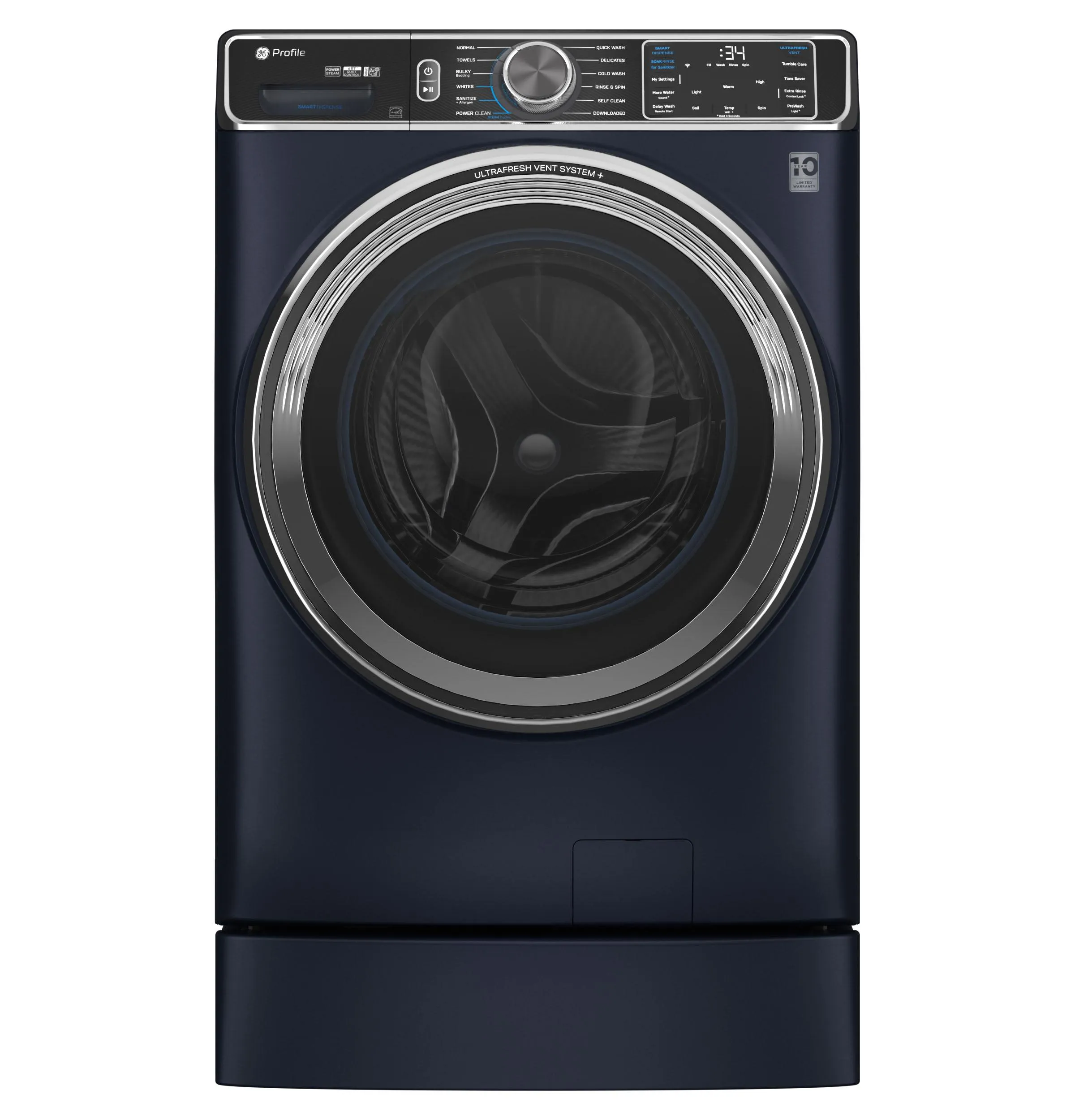 Ge Appliances PFW870SPVRS Ge Profile&#8482; 5.3 Cu. Ft. Capacity Smart Front Load Energy Star? Washer With Ultrafresh&#8482; Vent System  With Odorblock&#8482;