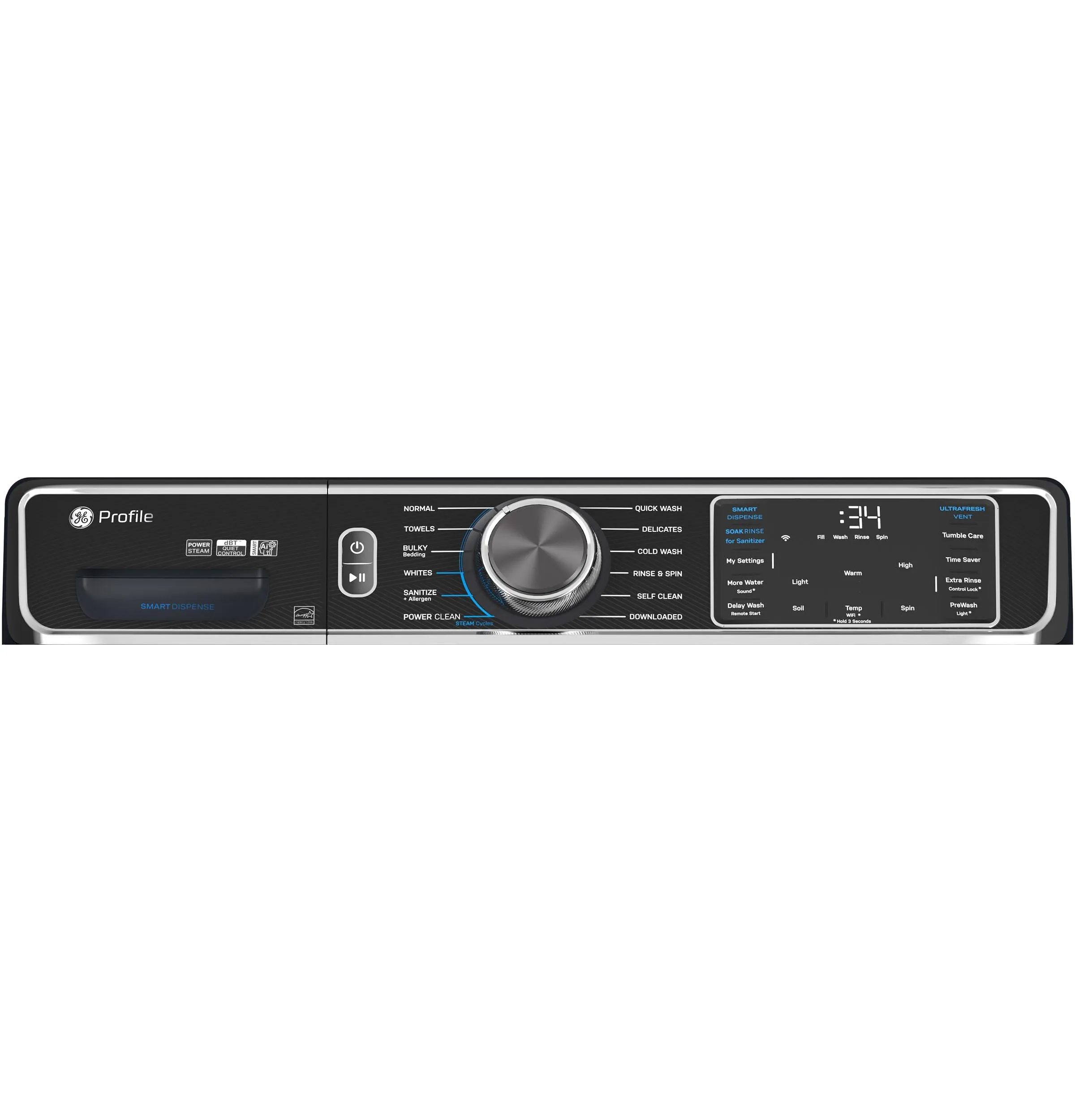 Ge Appliances PFW870SPVRS Ge Profile&#8482; 5.3 Cu. Ft. Capacity Smart Front Load Energy Star? Washer With Ultrafresh&#8482; Vent System  With Odorblock&#8482;