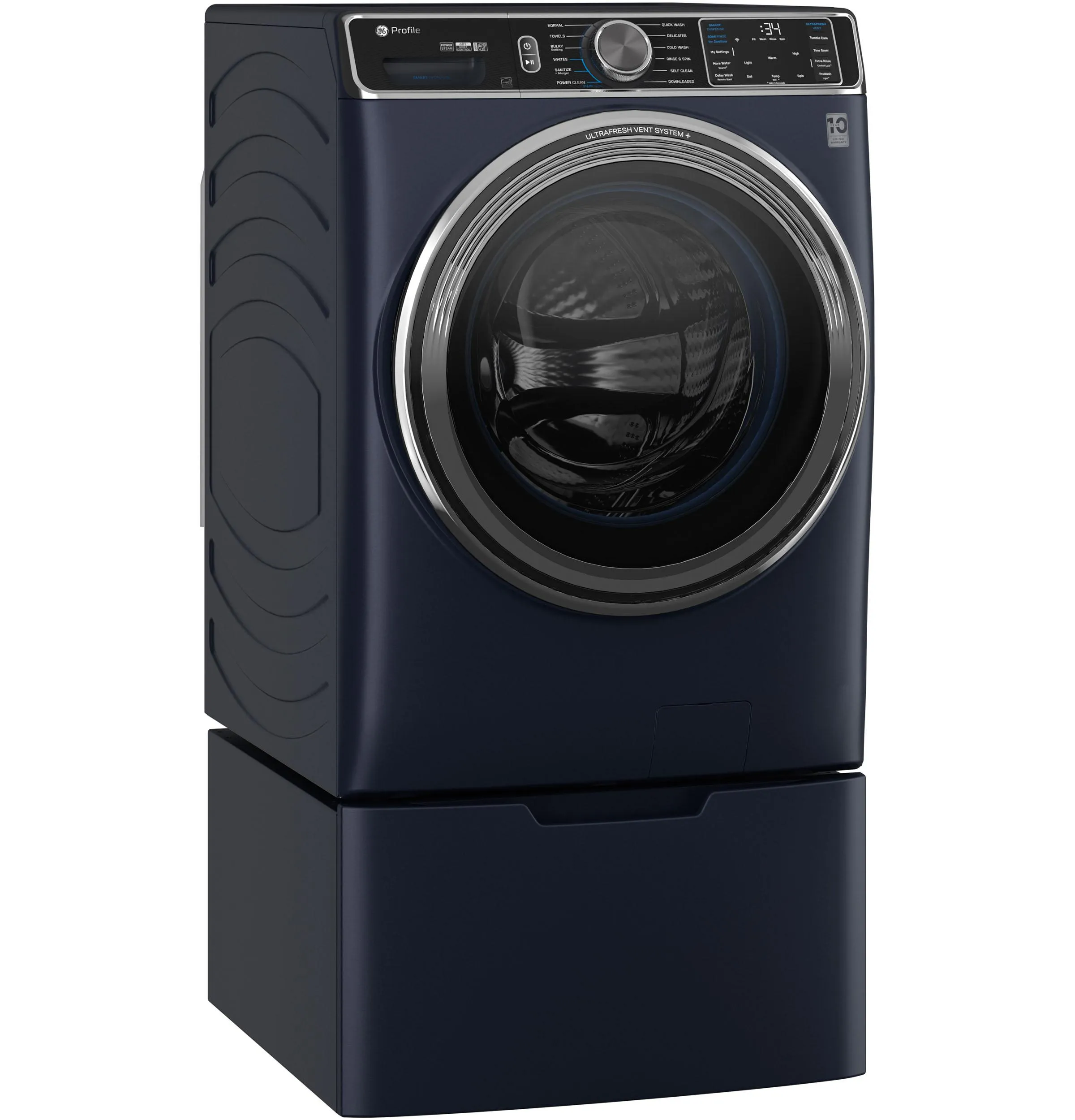 Ge Appliances PFW870SPVRS Ge Profile&#8482; 5.3 Cu. Ft. Capacity Smart Front Load Energy Star? Washer With Ultrafresh&#8482; Vent System  With Odorblock&#8482;