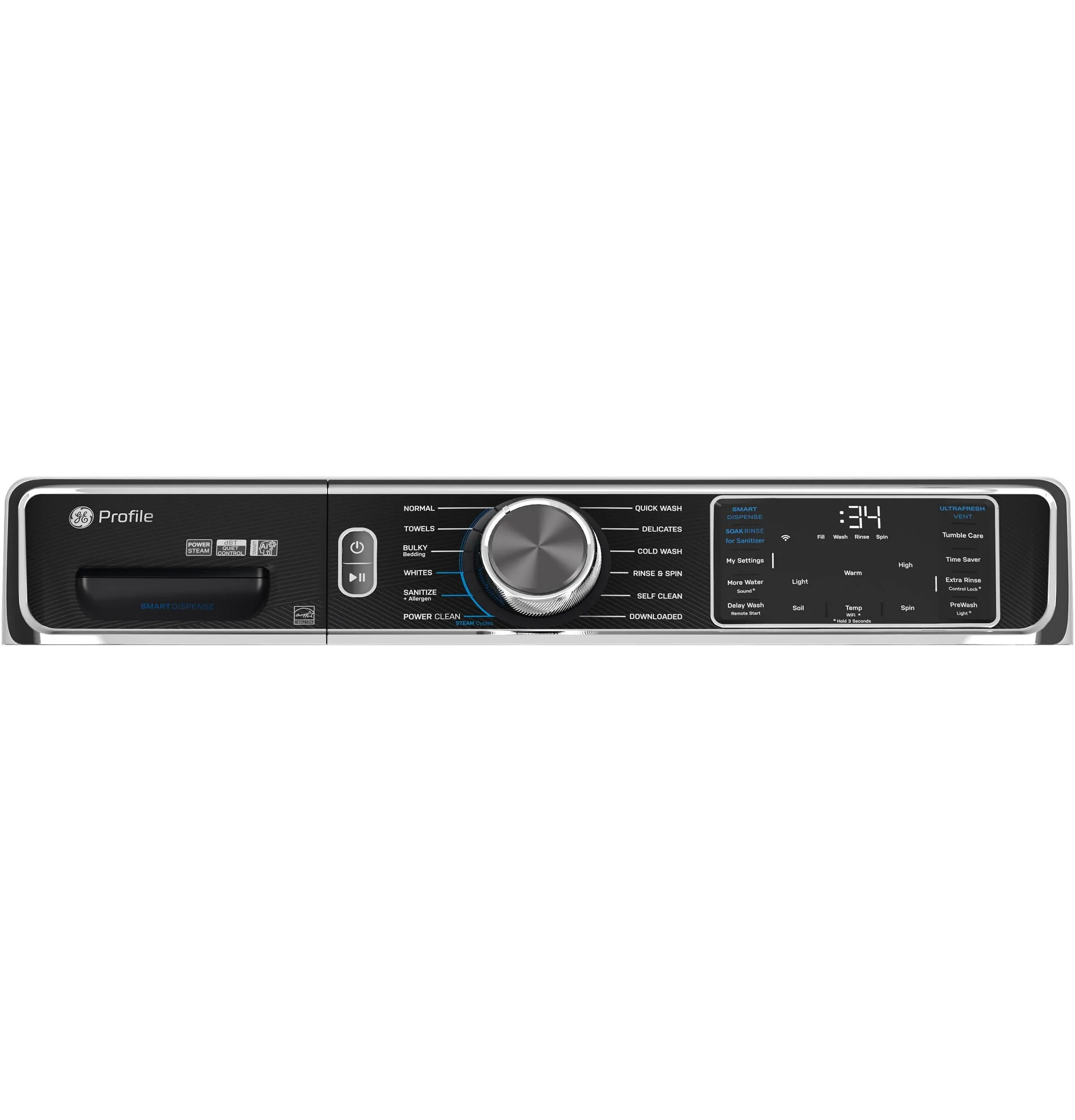 Ge Appliances PFW870SSVWW Ge Profile&#8482; 5.3 Cu. Ft. Capacity Smart Front Load Energy Star? Washer With Ultrafresh&#8482; Vent System  With Odorblock&#8482;