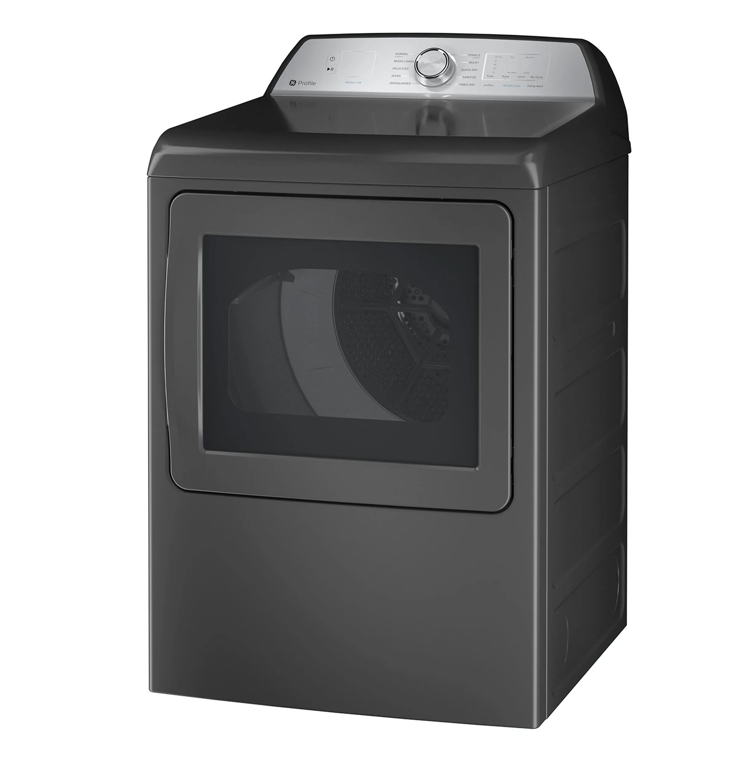 Ge Appliances PTD60GBPRDG Ge Profile&#8482; 7.4 Cu. Ft. Capacity Aluminized Alloy Drum Gas Dryer With Sanitize Cycle And Sensor Dry