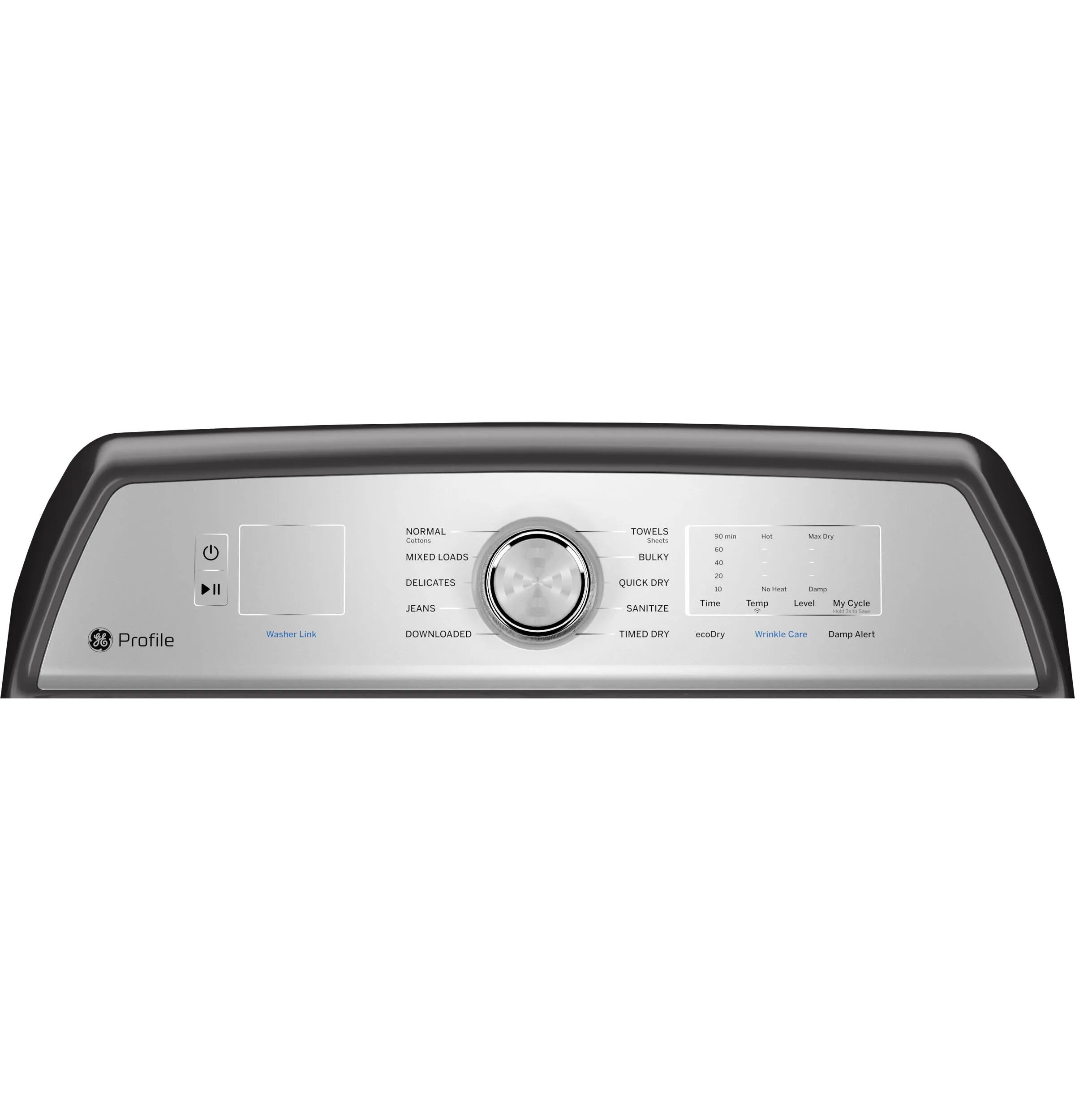 Ge Appliances PTD60GBPRDG Ge Profile&#8482; 7.4 Cu. Ft. Capacity Aluminized Alloy Drum Gas Dryer With Sanitize Cycle And Sensor Dry