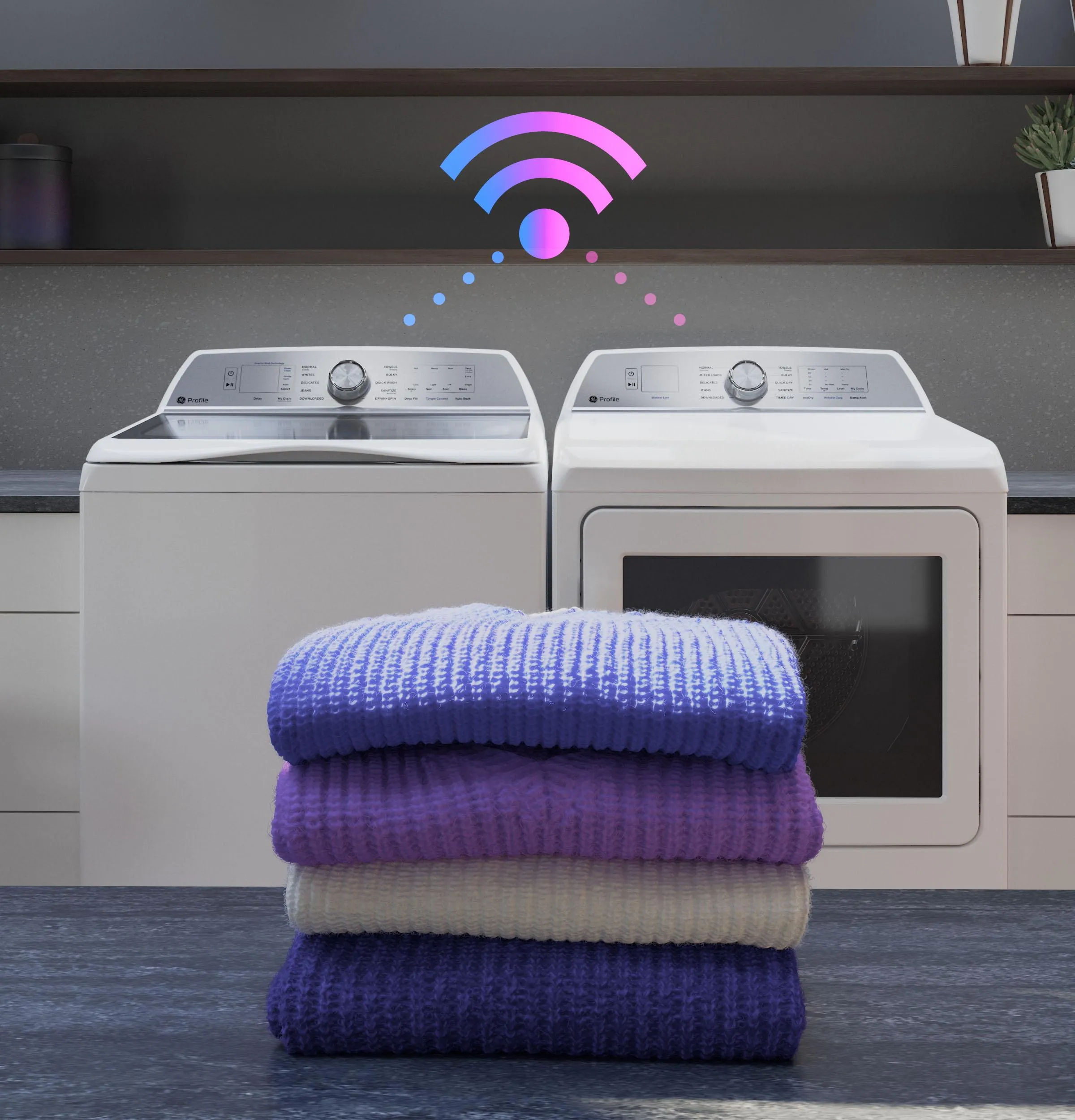 Ge Appliances PTD90GBPTRS Ge Profile&#8482; 7.3 Cu. Ft. Capacity Smart Gas Dryer With Fabric Refresh