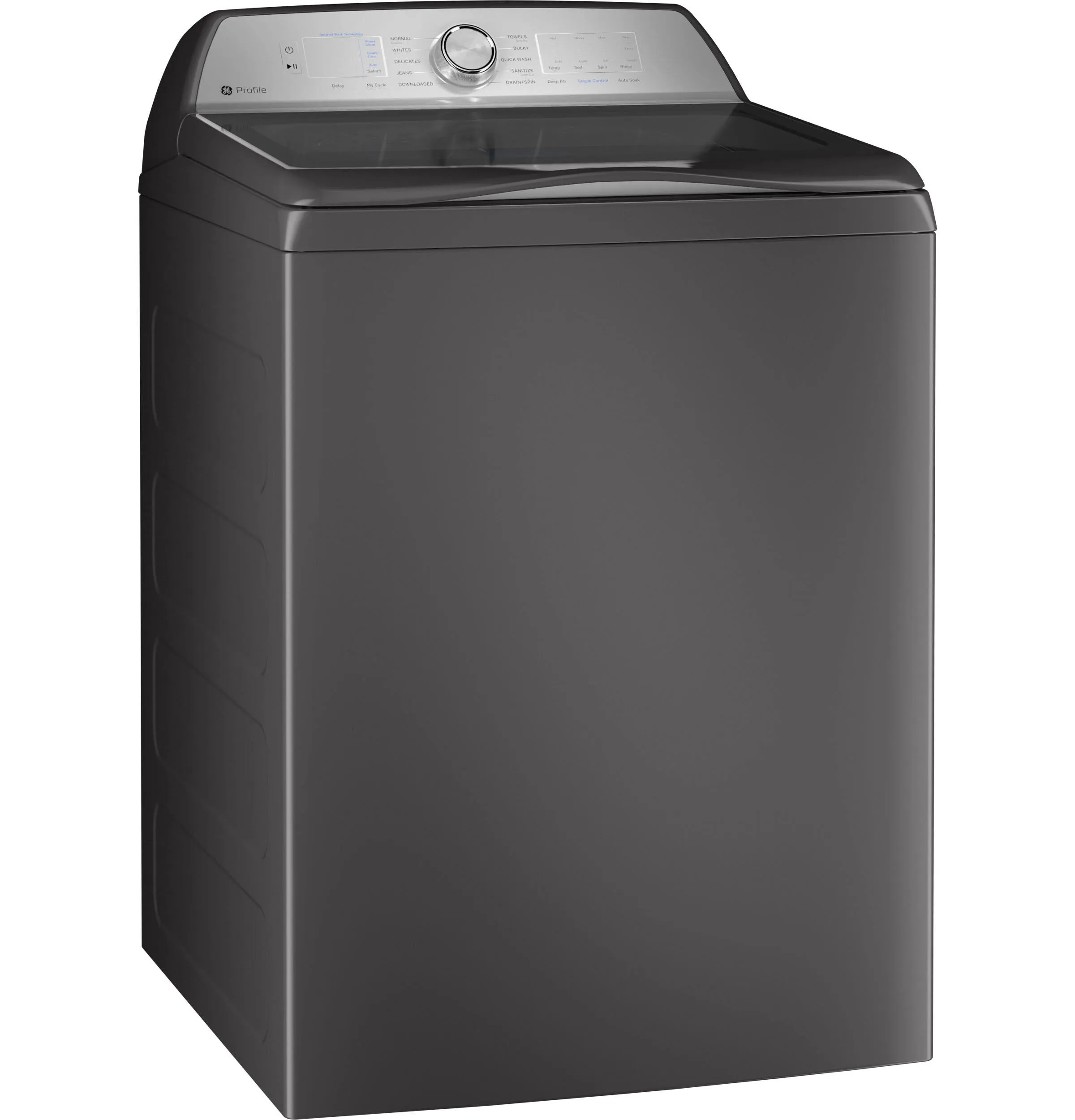 Ge Appliances PTW600BPRDG Ge Profile&#8482; 5.0 Cu. Ft. Capacity Washer With Smarter Wash Technology And Flexdispense&#8482;