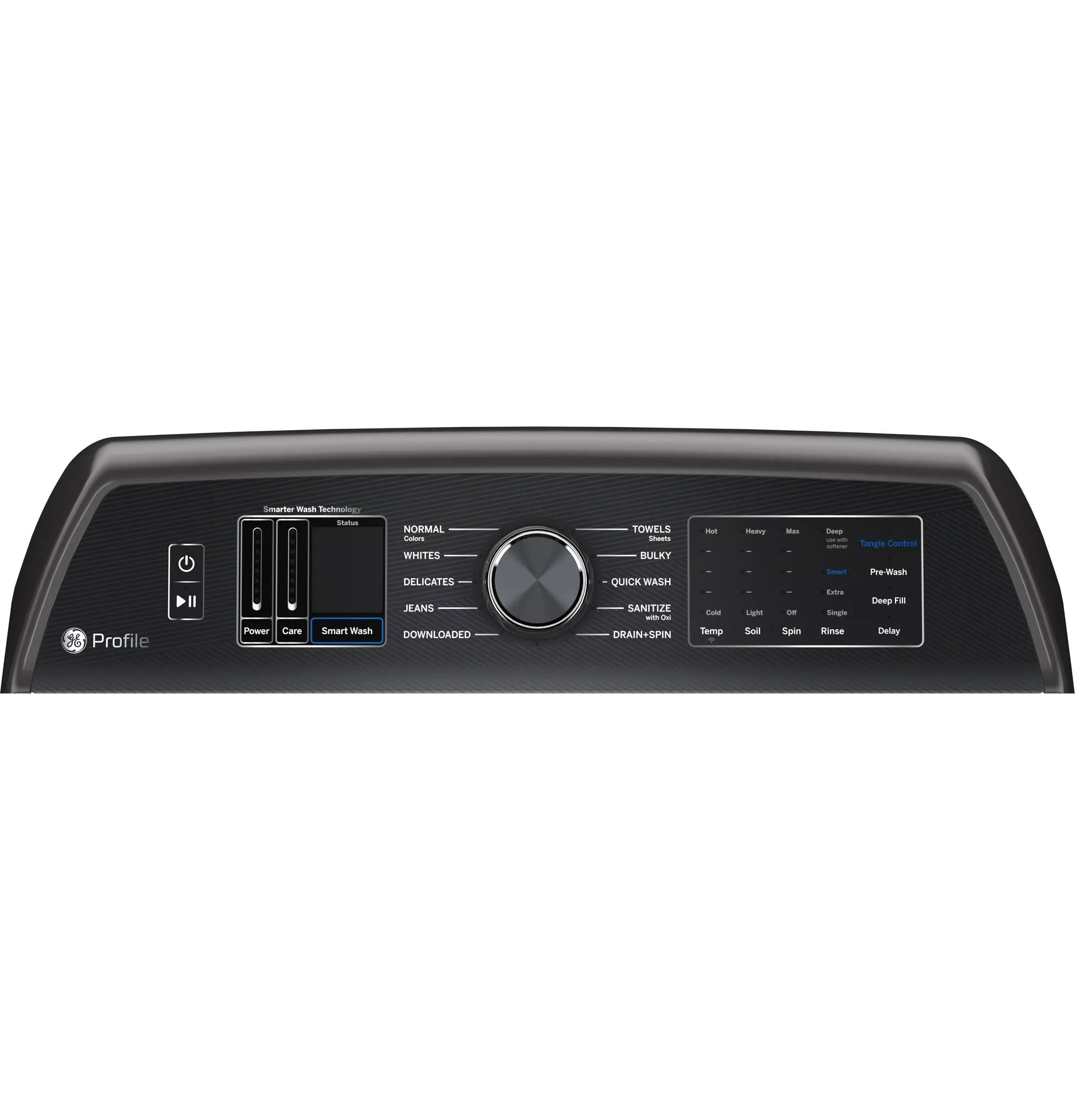 Ge Appliances PTW700BPTDG Ge Profile&#8482; 5.4 Cu. Ft. Capacity Washer With Smarter Wash Technology And Flexdispense&#8482;