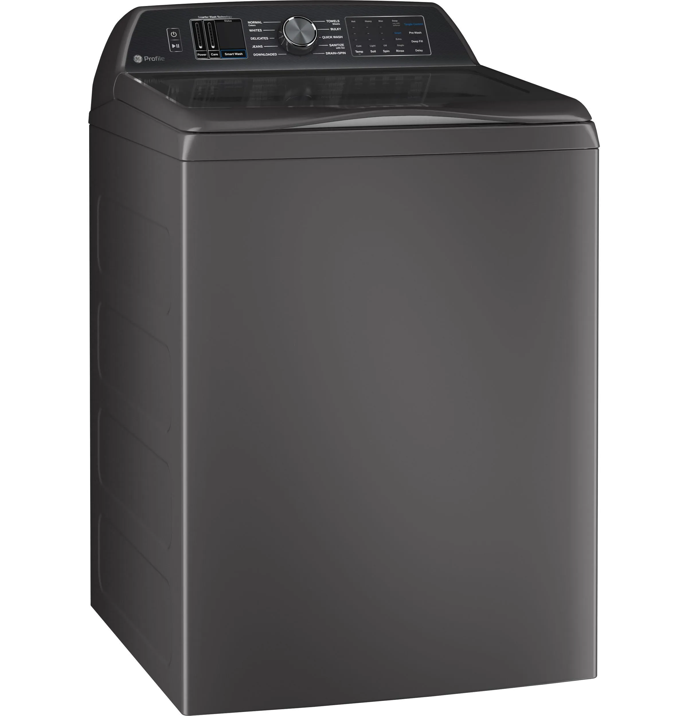 Ge Appliances PTW700BPTDG Ge Profile&#8482; 5.4 Cu. Ft. Capacity Washer With Smarter Wash Technology And Flexdispense&#8482;
