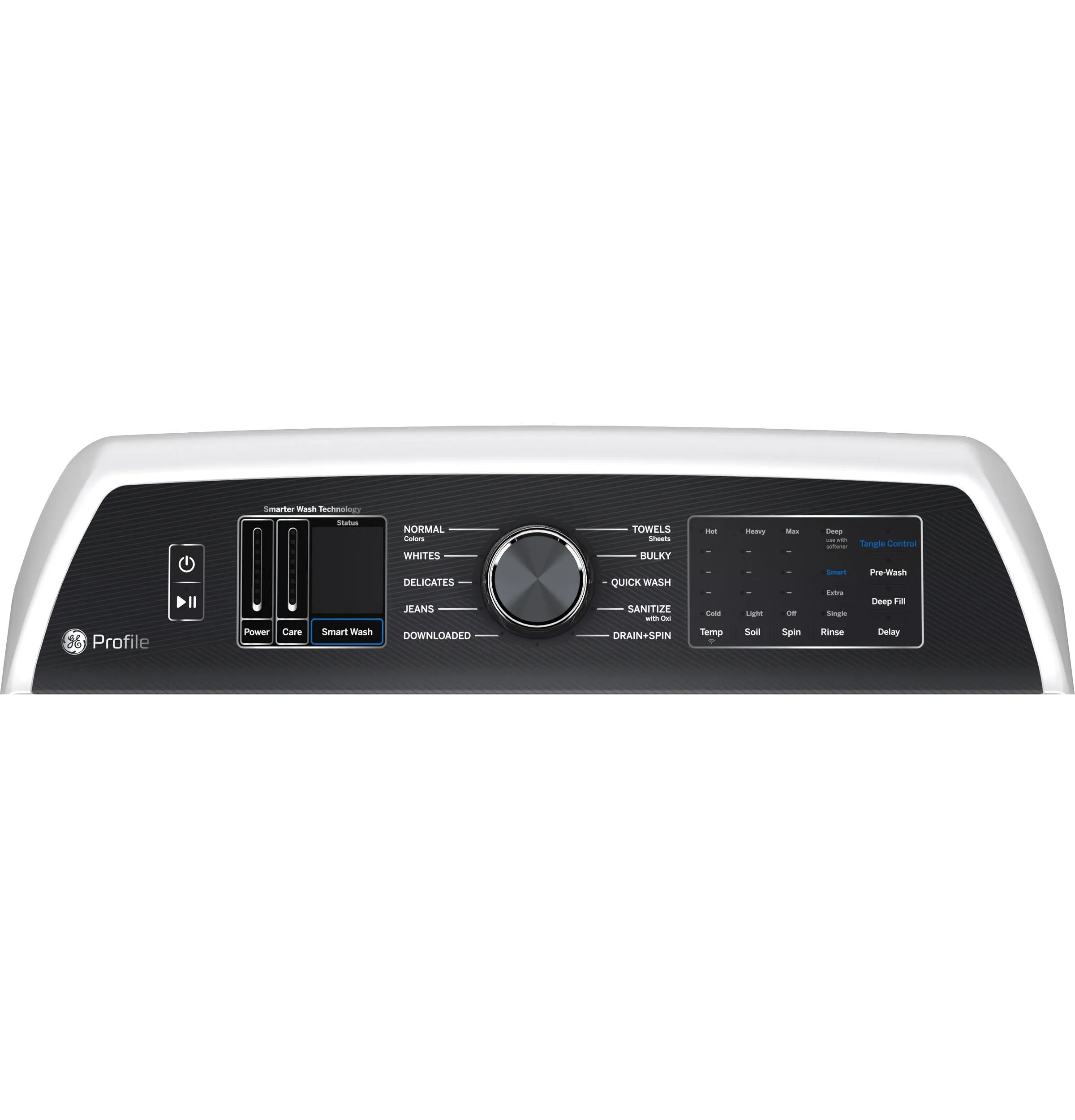 Ge Appliances PTW700BSTWS Ge Profile&#8482; 5.4 Cu. Ft. Capacity Washer With Smarter Wash Technology And Flexdispense&#8482;