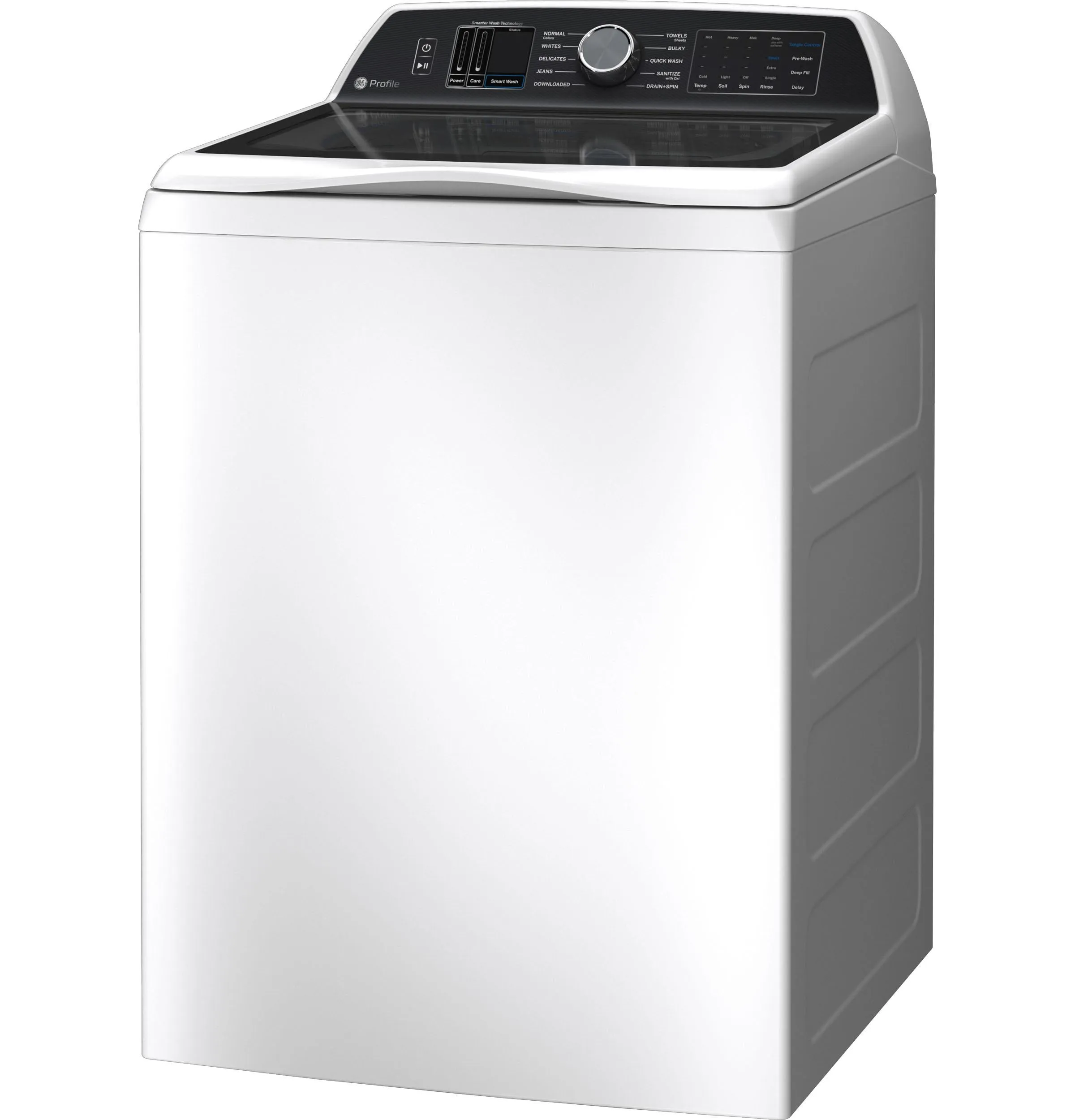 Ge Appliances PTW705BSTWS Ge Profile&#8482; 5.3 Cu. Ft. Capacity Washer With Smarter Wash Technology And Flexdispense&#8482;