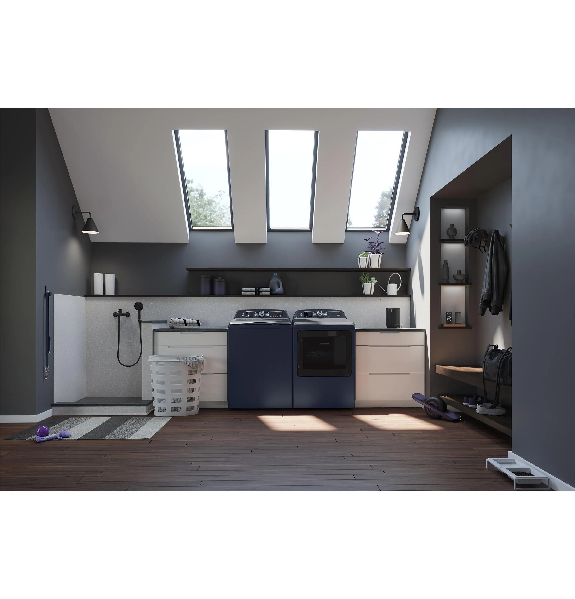 Ge Appliances PTW800BPWRS Ge Profile&#8482; Energy Star 5.4 Cu. Ft. Capacity Washer With Smarter Wash Technology And Adaptive Smartdispense