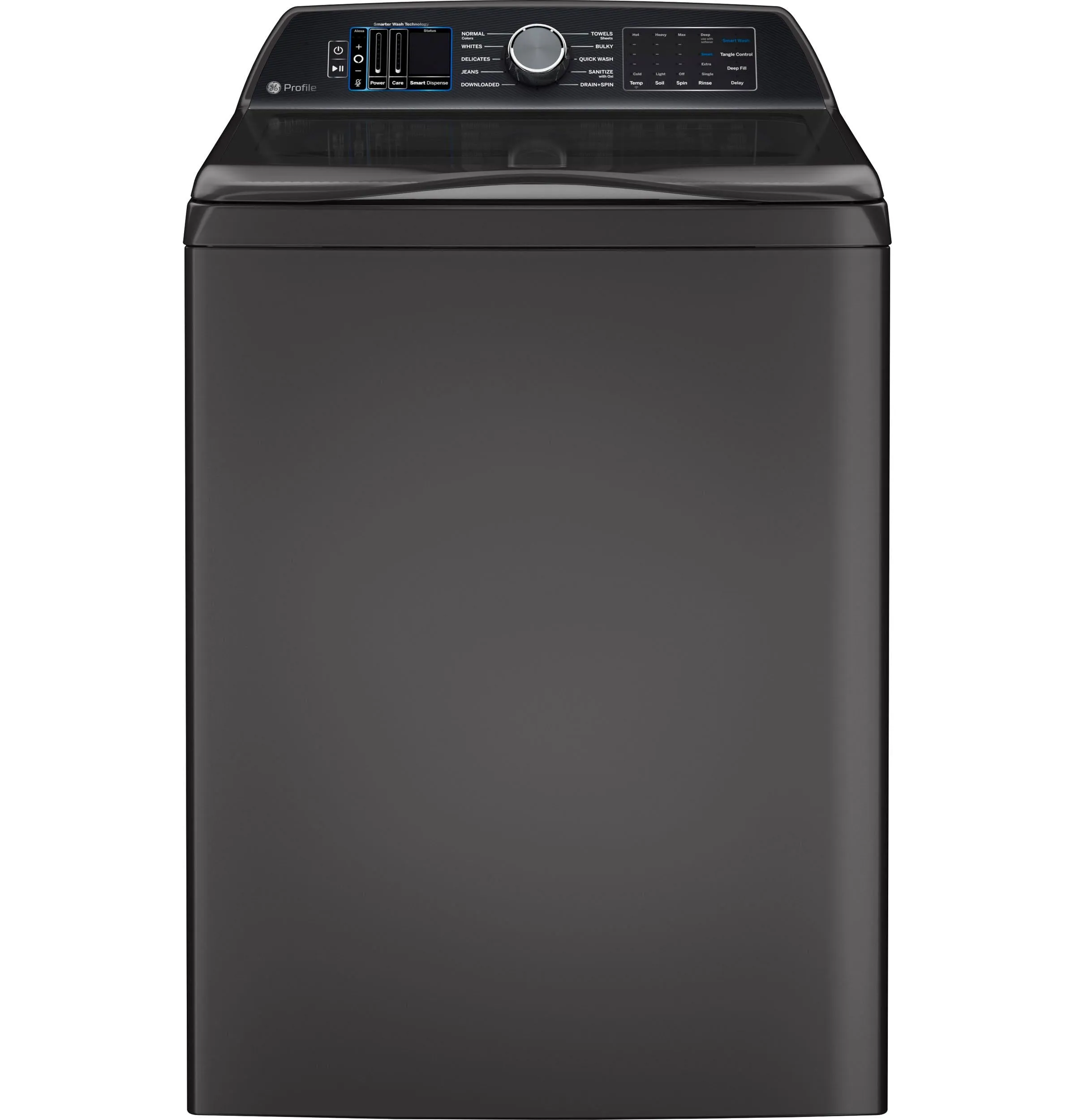 Ge Appliances PTW900BPTDG Ge Profile&#8482; 5.4 Cu. Ft. Capacity Washer With Smarter Wash Technology And Flexdispense&#8482;
